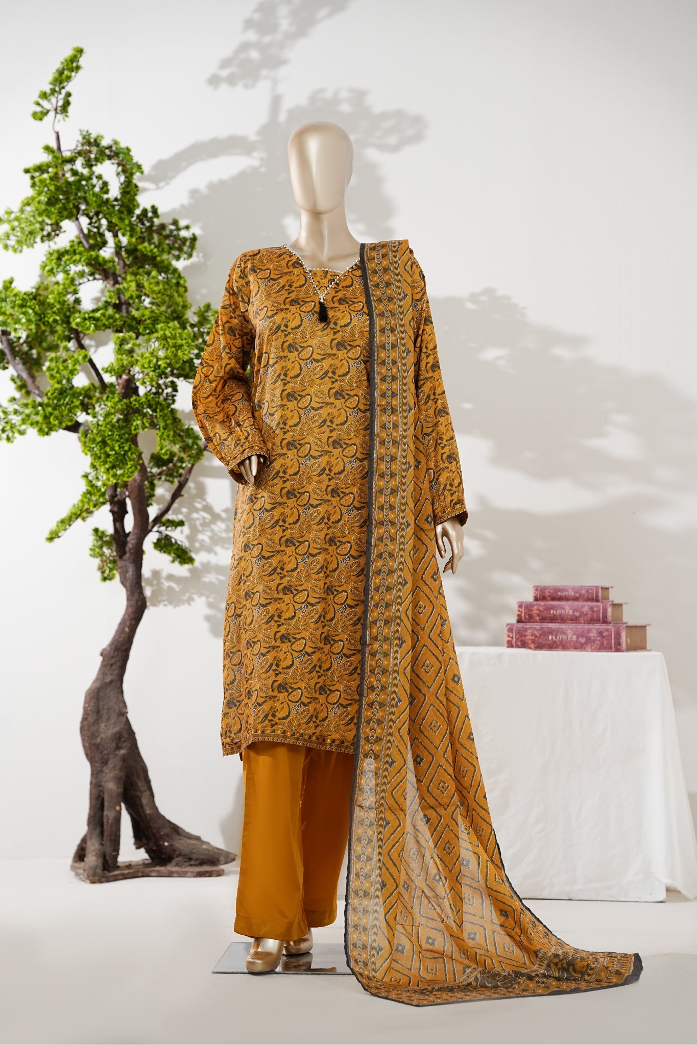 BIN SAEED Luxury Lawn Printed 3pcs Stitched Vol-18 3Piece Stitched COLLECTION 2026 D-#23