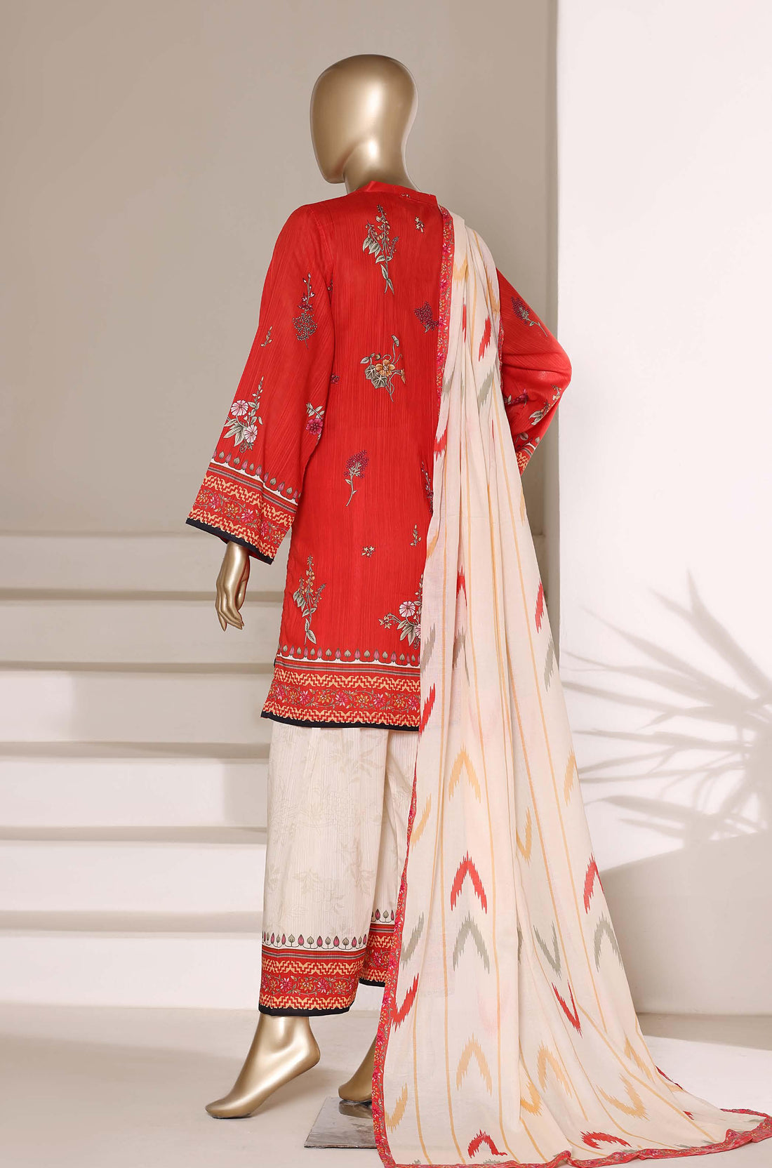 Sadabahar Lawn Printed Short Length Vol-01 3Piece Stitched Collection 2026 D#-04