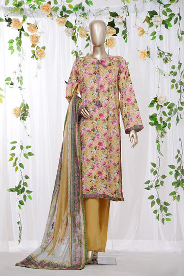 BIN SAEED Luxury Lawn Printed 3pcs Stitched Vol-18 3Piece Stitched COLLECTION 2026 D-#25