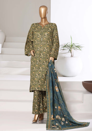 Sadabahar Printed Khadder 3PCS Stitched Vol—3 Collection 2025 D-22