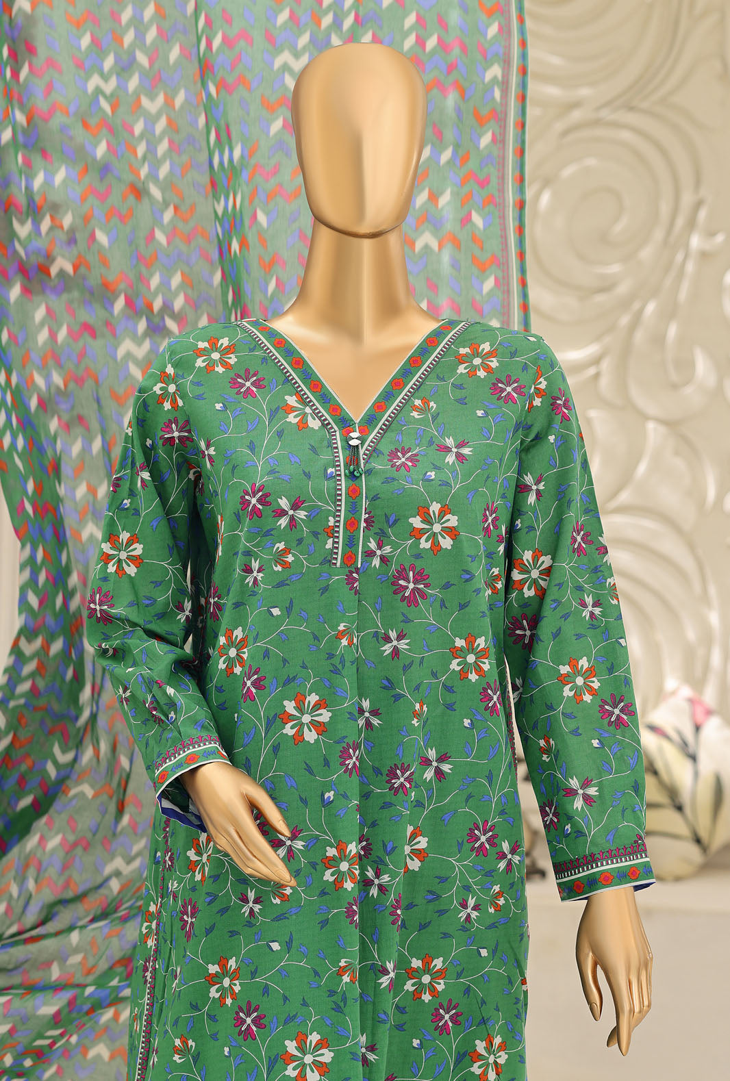 Summer Shades by HZ Textiles Digital Printed Lawn Suit Unstitched 3 Piece Collection 2026 D#-08