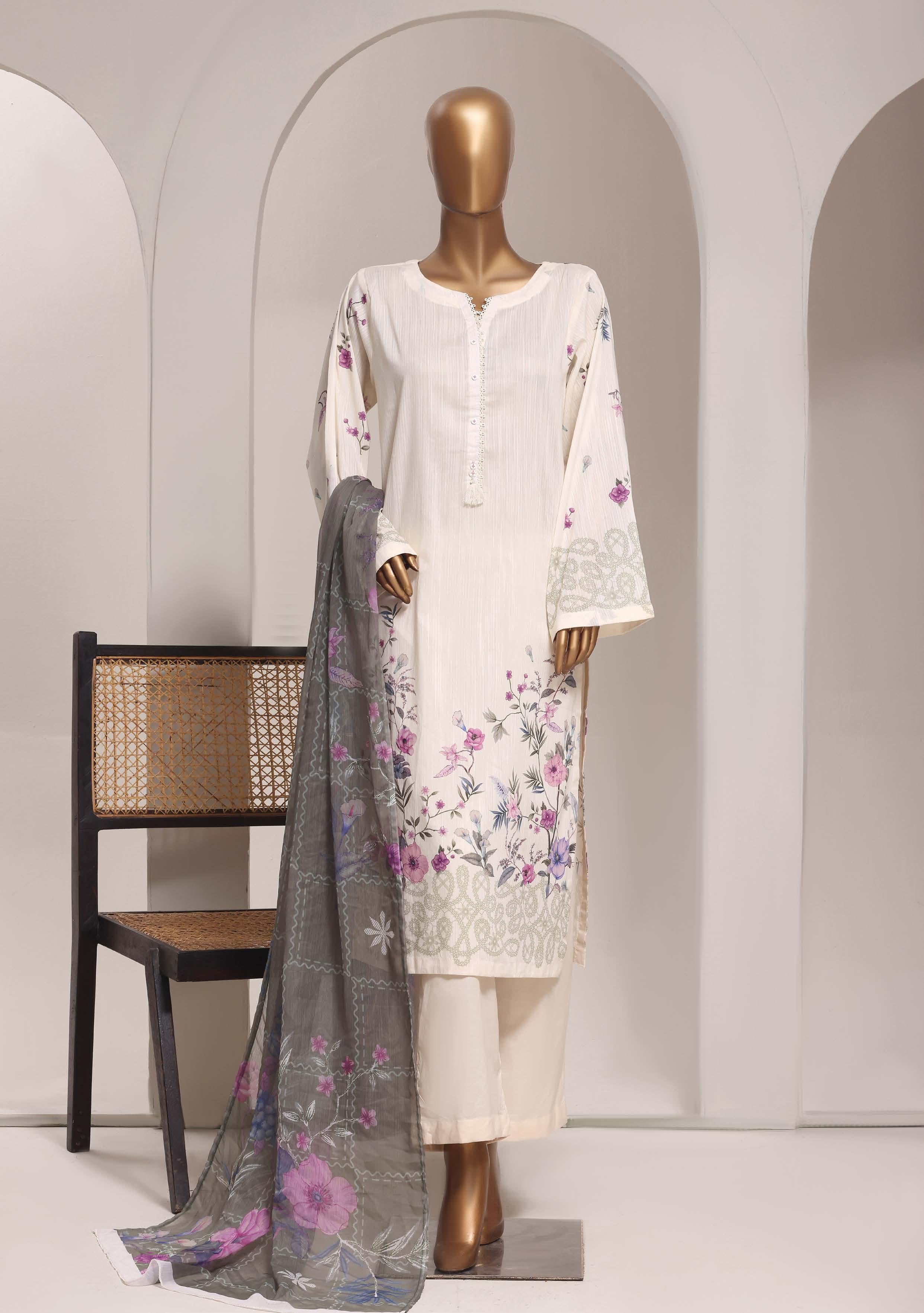 Sadabahar Lawn Printed Vol-12 3Piece Stitched Collection 2026 D#-03