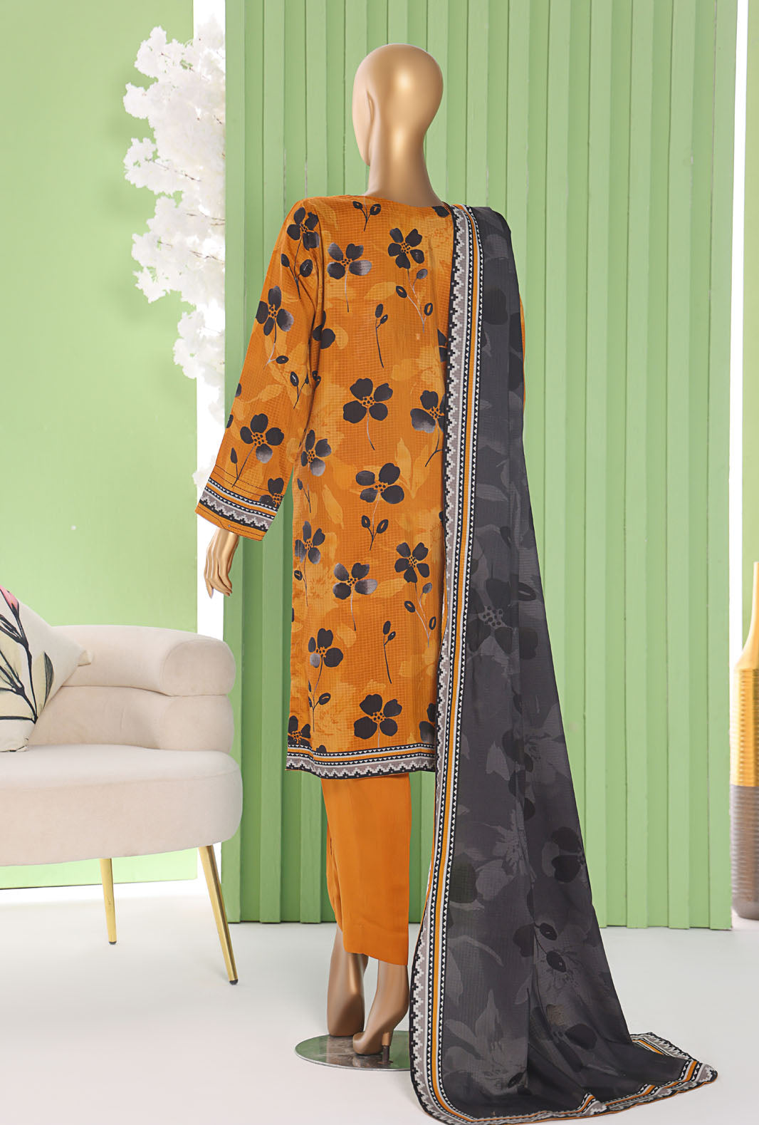 Vogue By HZ Textiles Printed Viscose Suit Unstitched 3 Piece Winter Collection 2025 D-02