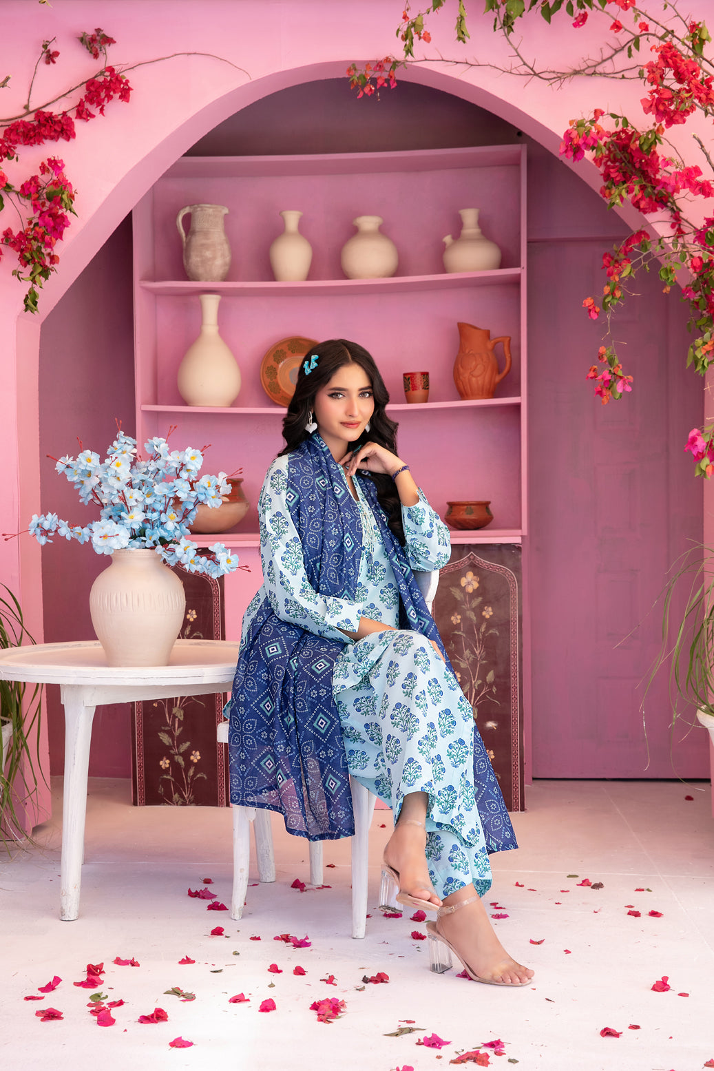 CORA VOL-02 BY TAWAKKAL LUXURY PRINTED LAWN 3PIECE STITCHED COLLECTION 2026 D#-02