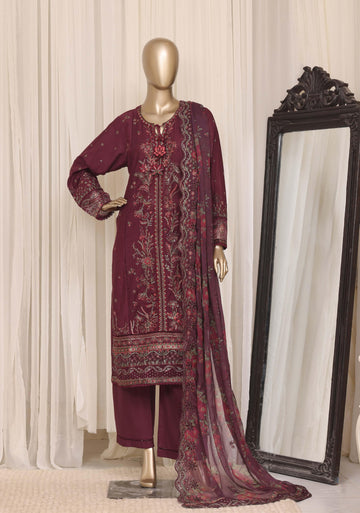 Sadabahar Luxury Slub Lawn Embroidery Stitched Vol-08 Collection 2026. LEL-1008