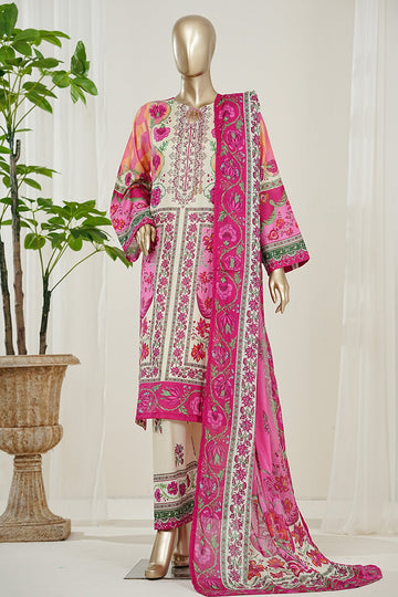 BIN SAEED Luxury Lawn Printed 3pcs Stitched Vol-18 3Piece Stitched COLLECTION 2026 D-#60