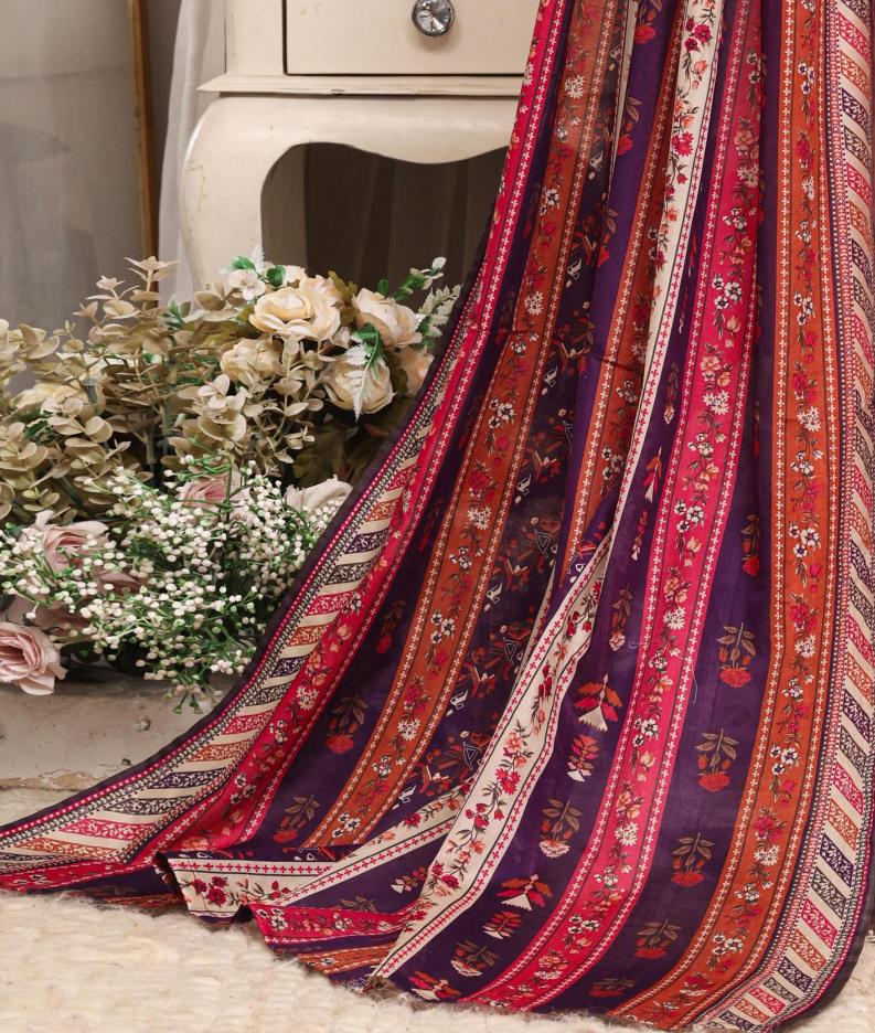 HZ Daily Wear Luxury Lawn Printed Vol-12 3Piece Stitched Collection 2026 D#-05