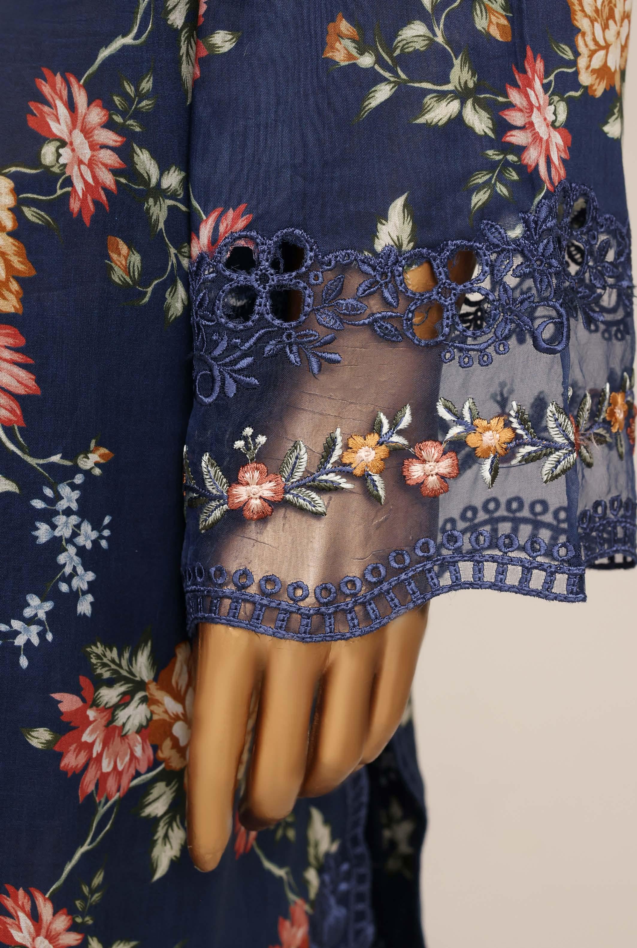 Sadabahar Malika Embroidery Lawn Short Length 3Piece Stitched Vol-10 Collection 2026 D#04
