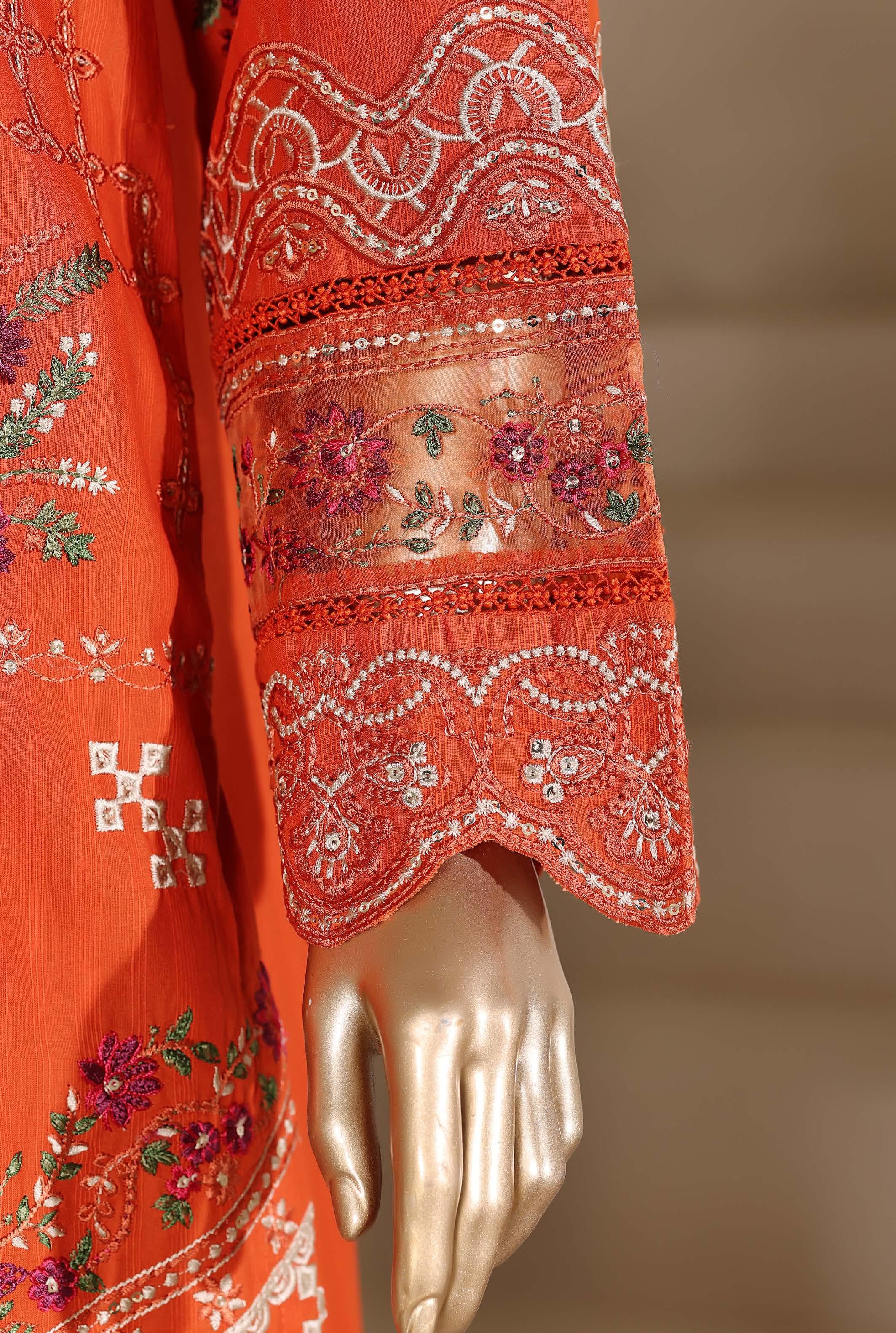 Sadabahar Luxury SlubViscous Lawn Embroidery With Chiffon Embroidery Dupatta Stitched Vol-01 Collection 2026. LEL-16