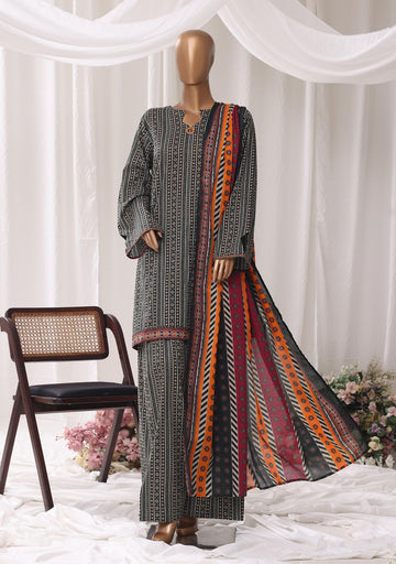 BIN SAEED Luxury Lawn Printed With Farshi Shalwar 3Piece Stitched COLLECTION 2026 D-#14