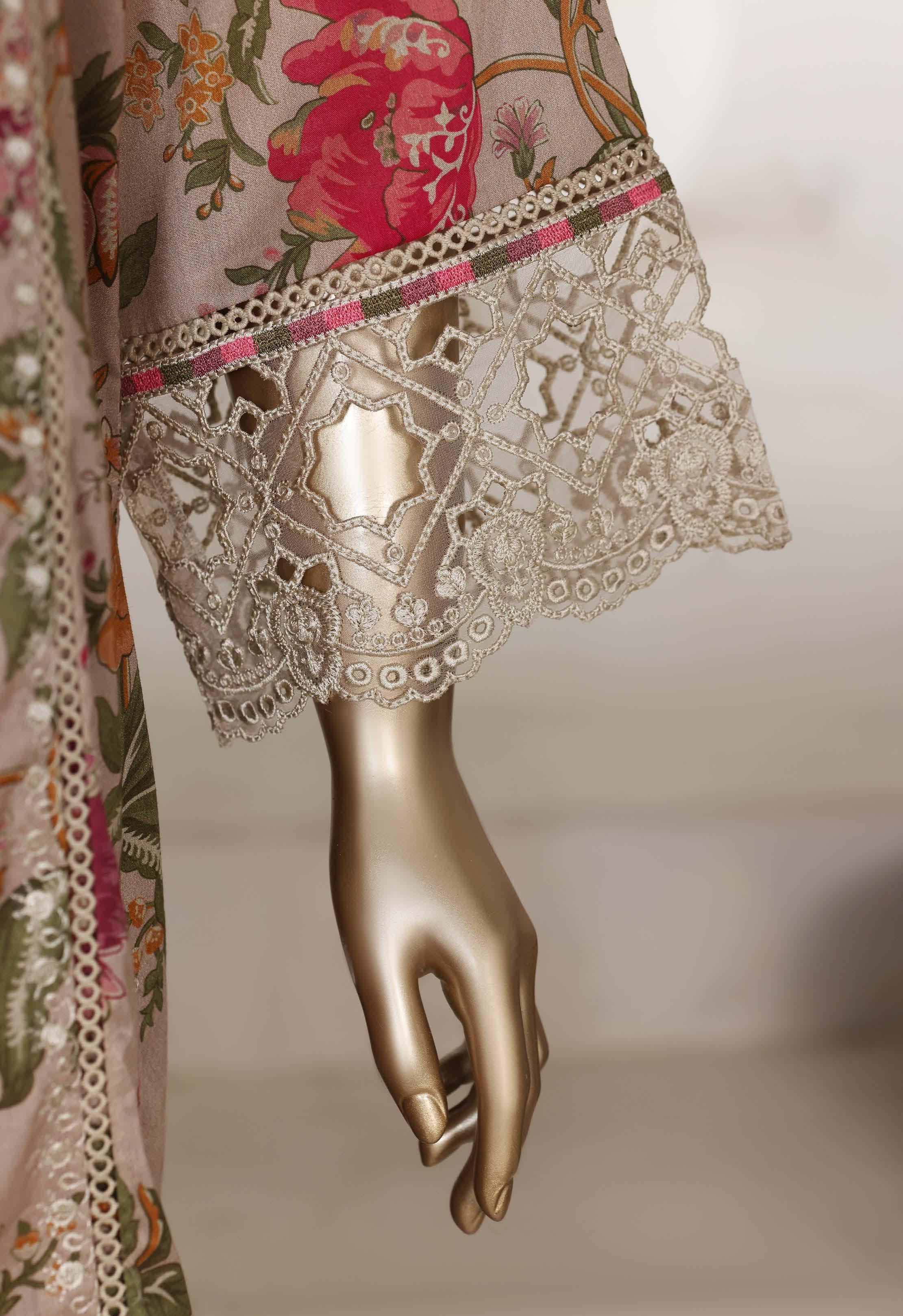 Sadabahar Luxury Signature  Lawn Embroidery 3Piece Stitched Vol-03 COLLECTION 2026. D-05