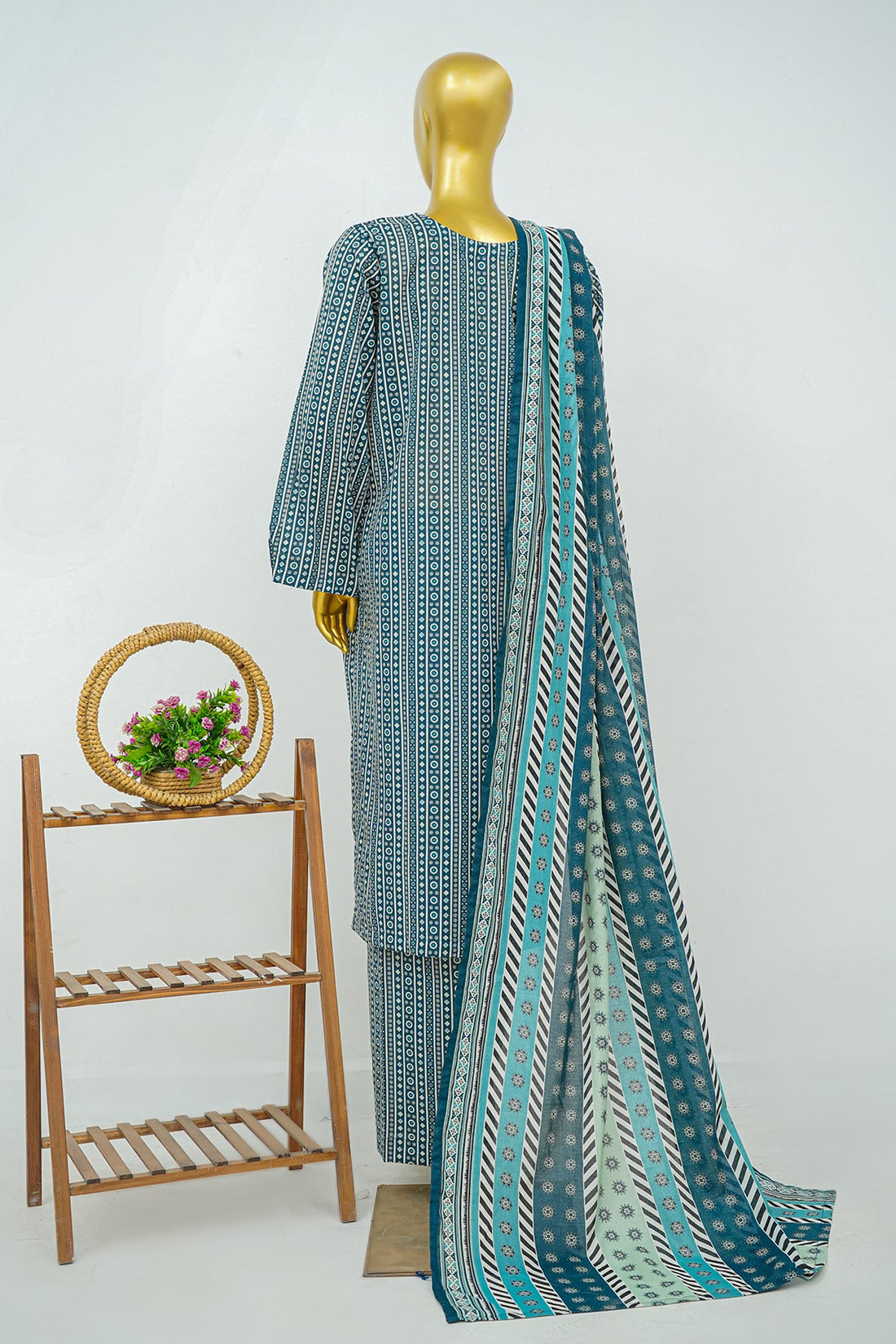 BIN SAEED Luxury Lawn Printed 3pcs Stitched Vol-30 3Piece Stitched COLLECTION 2026 D#-125