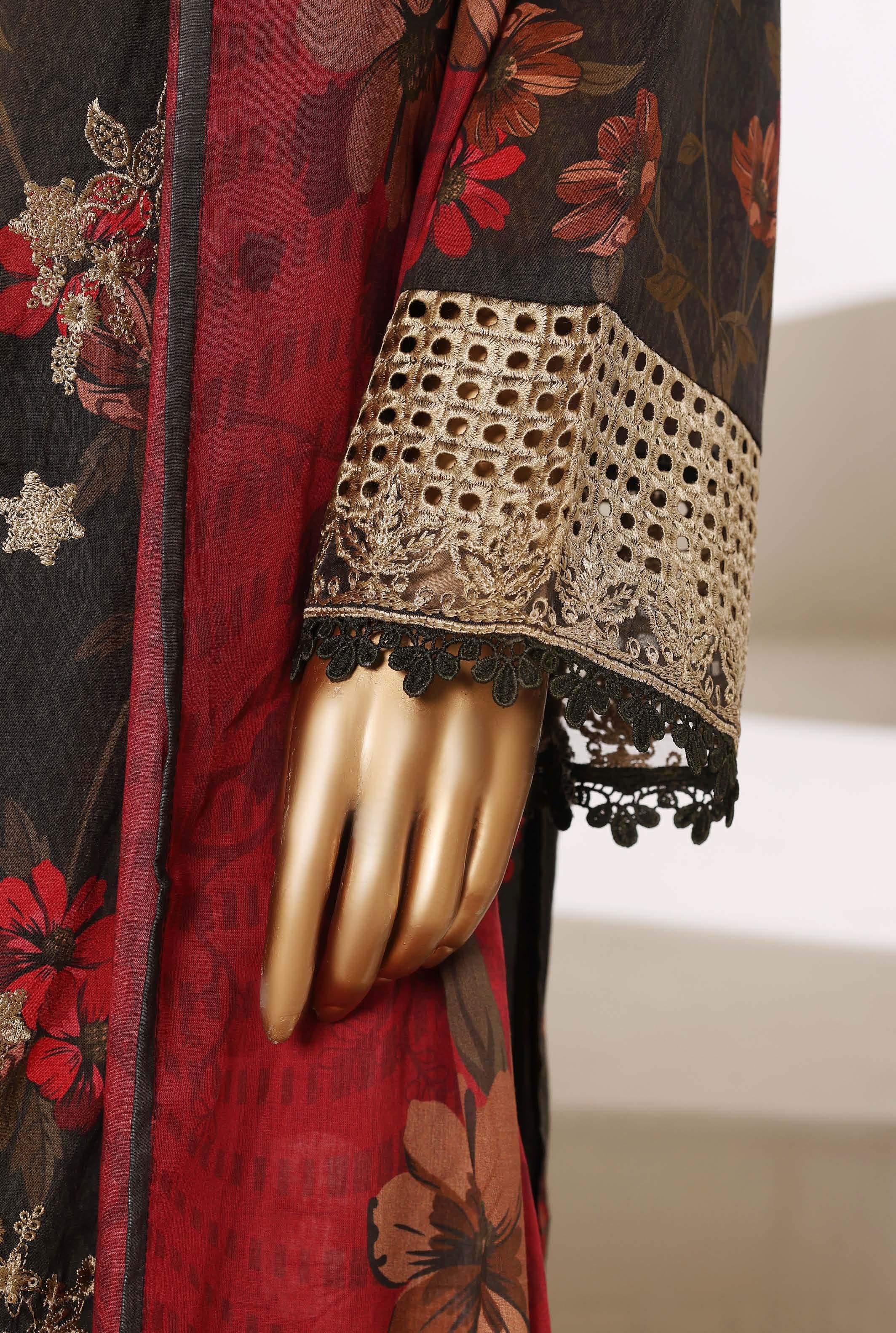 Sadabahar Luxury Signature Lawn Embroidery 3Piece Stitched COLLECTION 2026. D-02