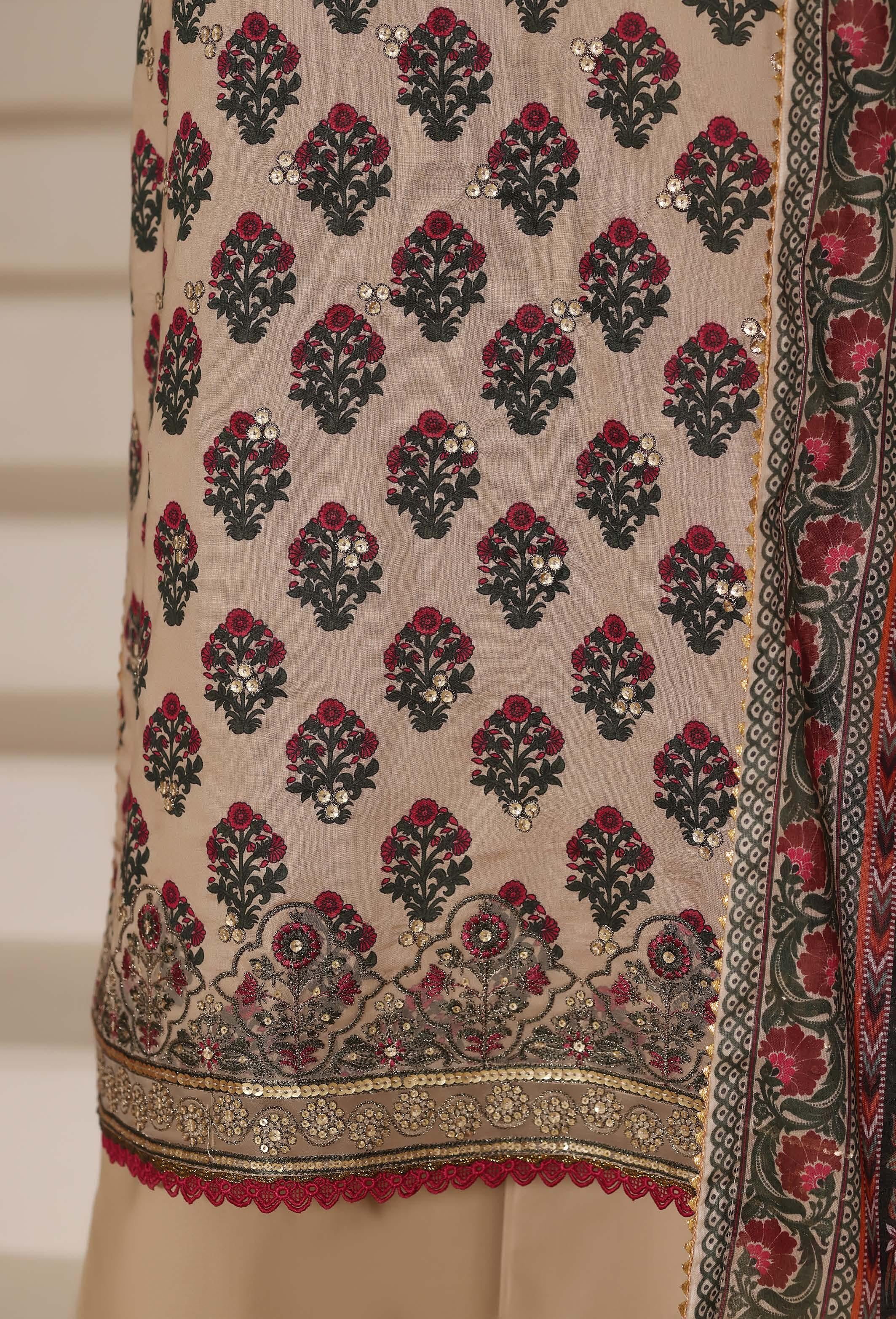 Sadabahar Luxury Regal Lawn With Digital Printed Lawn Dupatta 3Piece Stitched Eid Festive Edition Collection 2026. D#-01