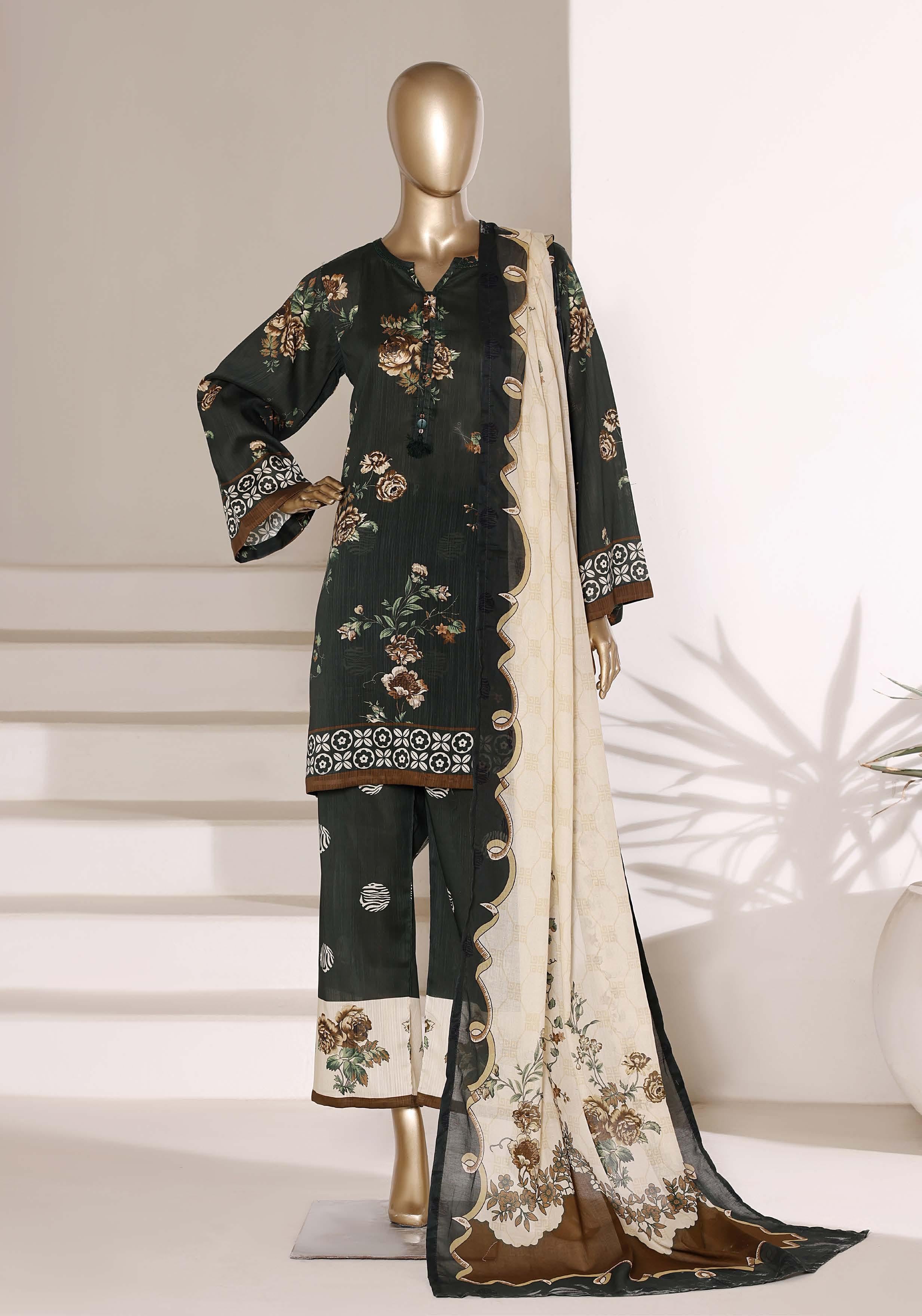 Sadabahar Lawn Printed Short Length Vol-01 3Piece Stitched Collection 2026 D#-02