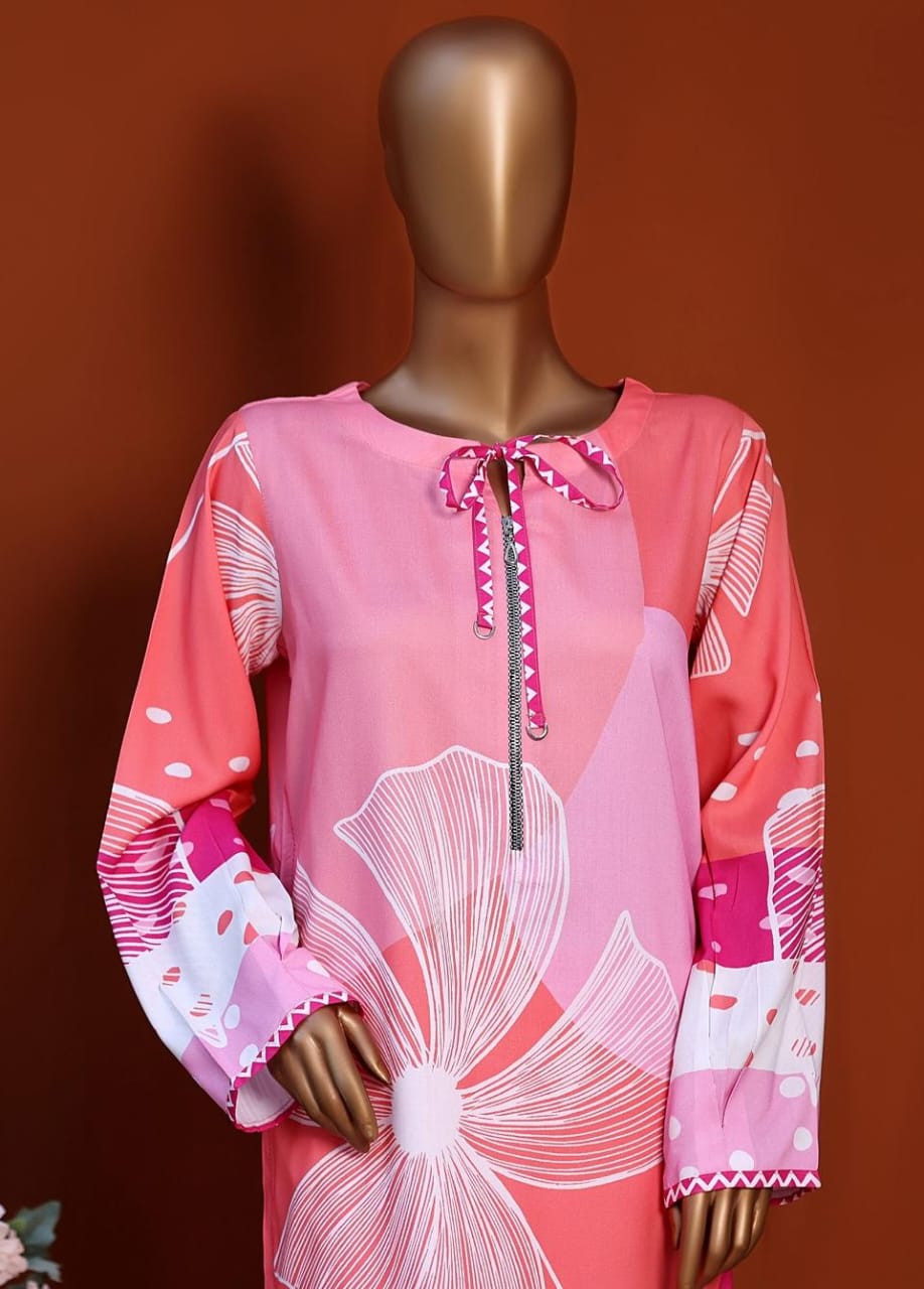 HZ LINEN CO-ORD'S 2PIECE DIGITAL PRINTED STITCHED COLLECTION 2025. HZLCR- 2018