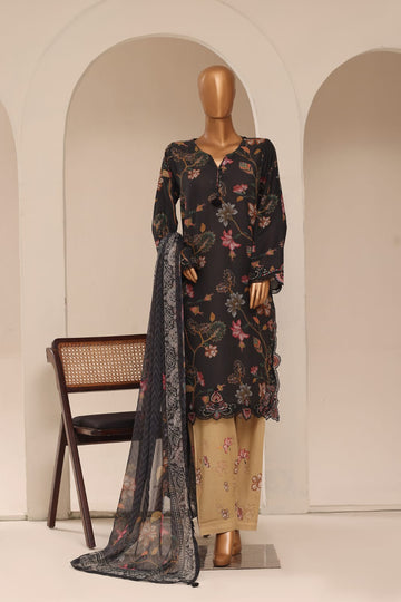 Sadabahar CutWork Embroidery Lawn 3Piece Stitched D#02