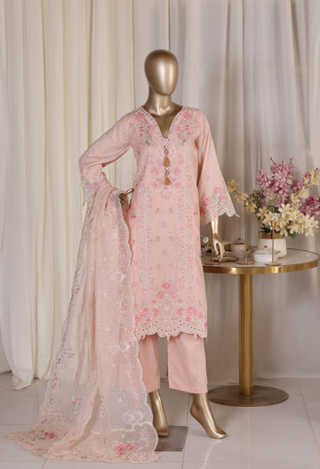 Bin Saeed Luxury Laserkari Heavy Embroidery Festive Vol-02 3Piece Stitched Collection 2026 D#-22