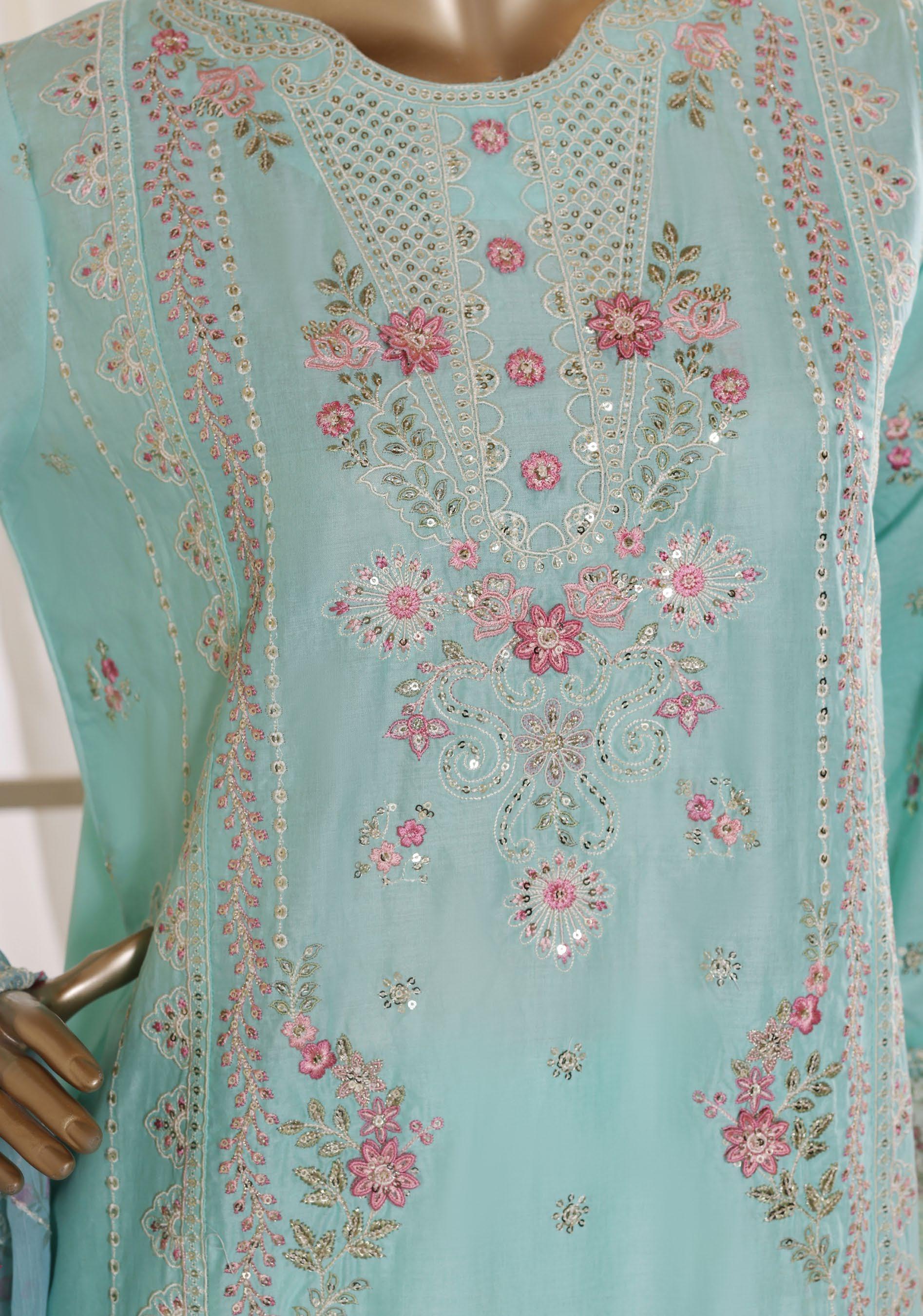 Bin Saeed Luxury Laserkari Heavy Embroidery Festive Vol-02 3Piece Stitched Collection 2026 D#-24