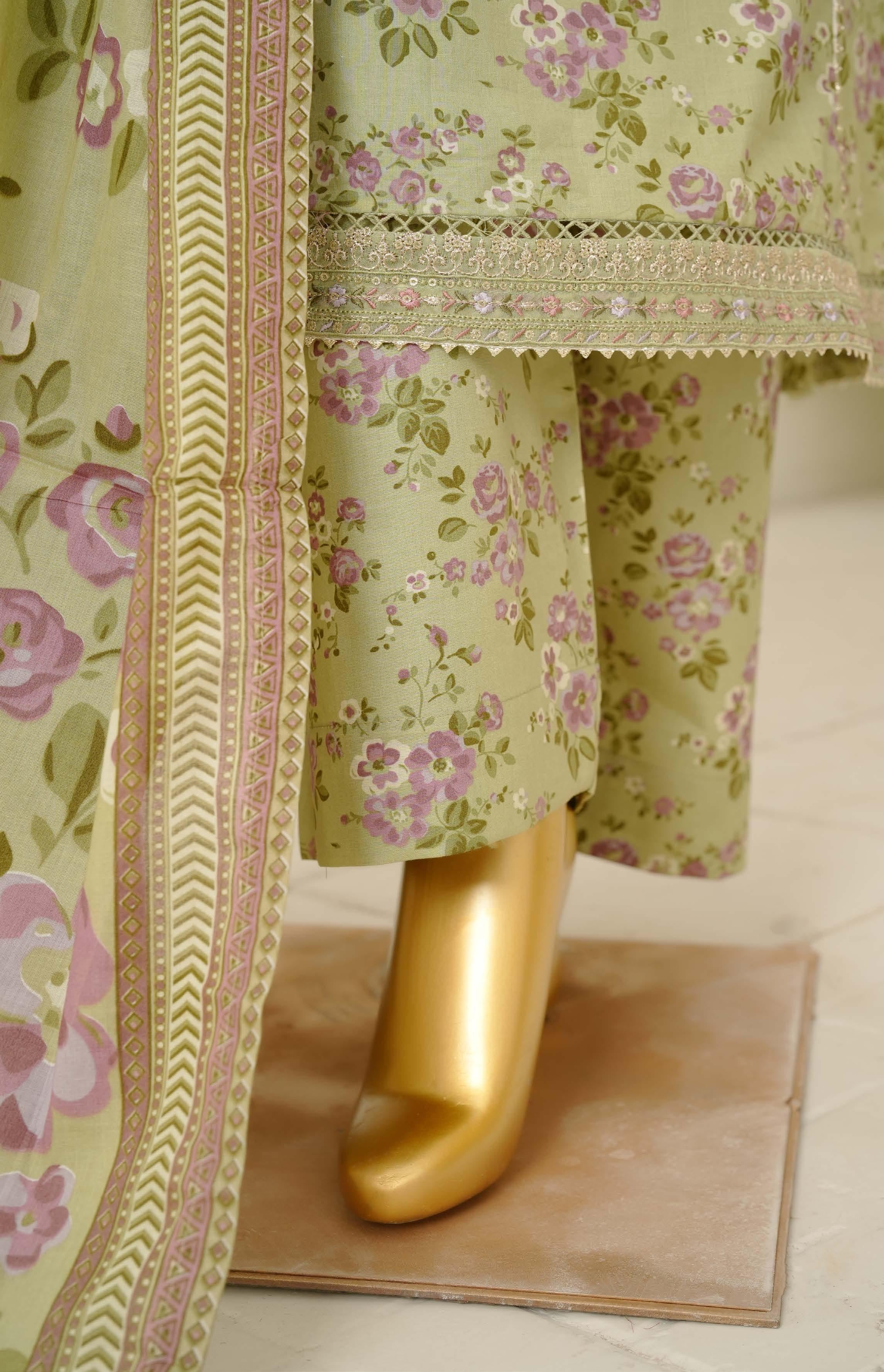 Bin Saeed Luxury Peplum Frock Style Embroidery 3Piece Stitched Vol-01 COLLECTION 2026. D#01