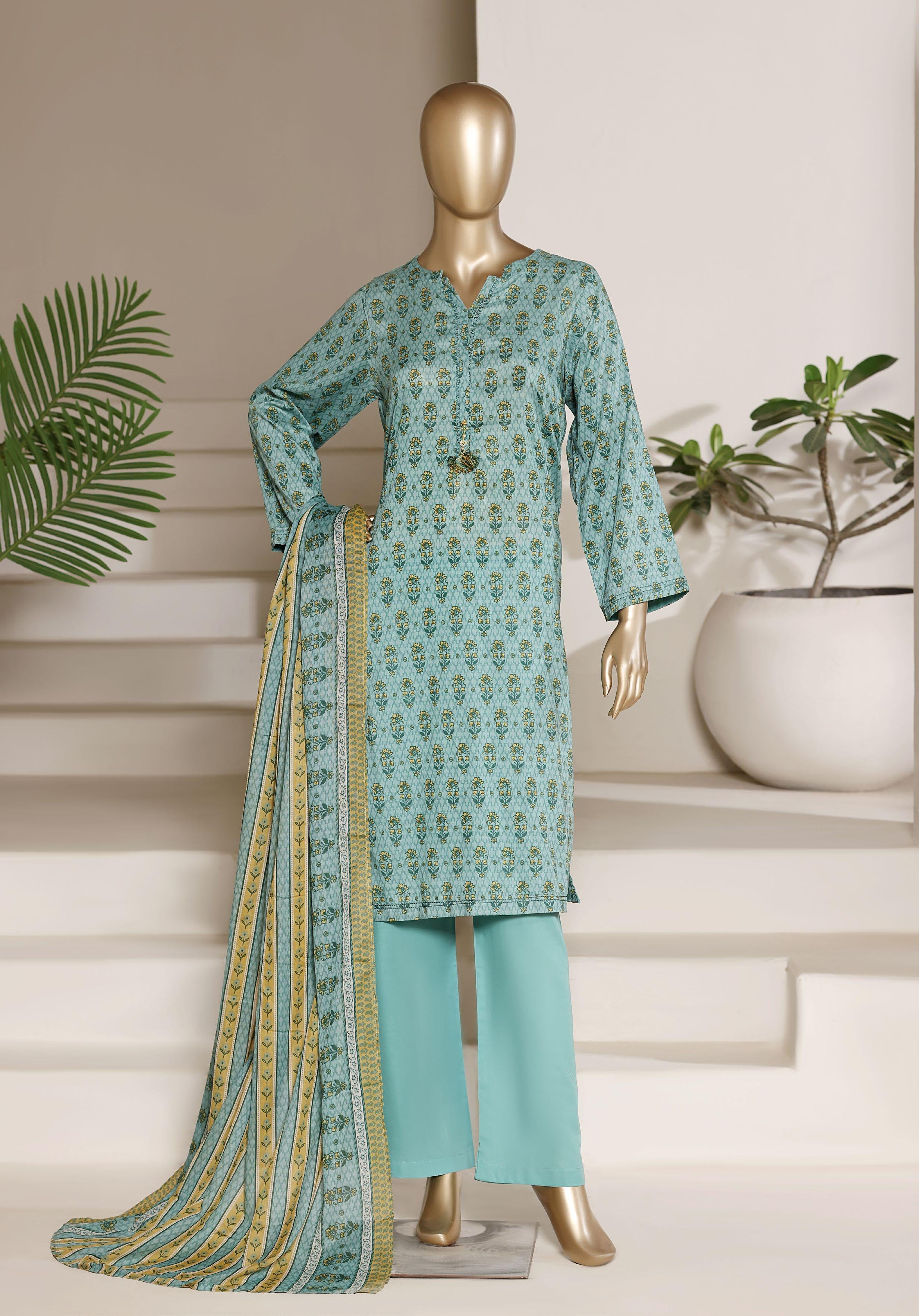 Sadabahar Printed Lawn 3Piece Stitched Vol-09 COLLECTION 2026 D#01