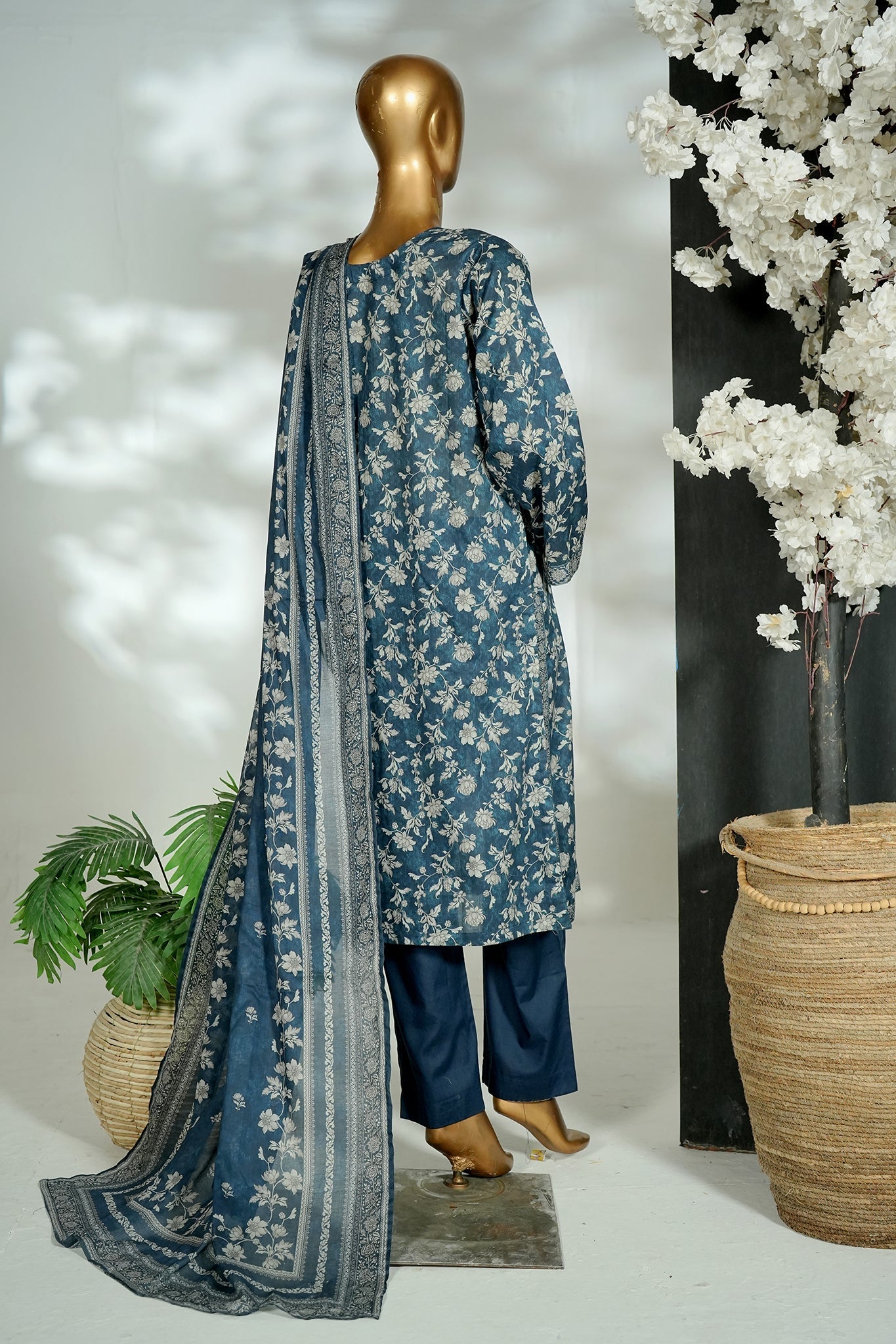 BIN SAEED Luxury Lawn Printed 3pcs Stitched Vol-30 3Piece Stitched COLLECTION 2026 D#-135