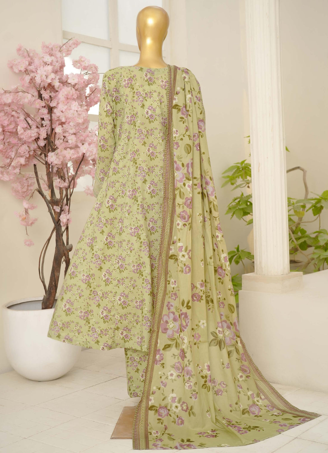 Bin Saeed Luxury Peplum Frock Style Embroidery 3Piece Stitched Vol-01 COLLECTION 2026. D#01