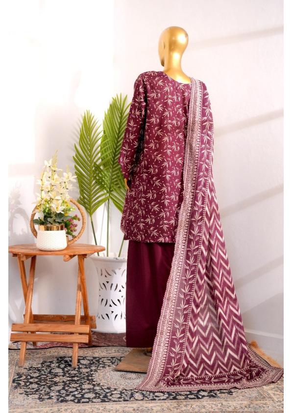 BIN SAEED Luxury Lawn Printed With Farshi Shalwar 3Piece Stitched COLLECTION 2026 D-#27
