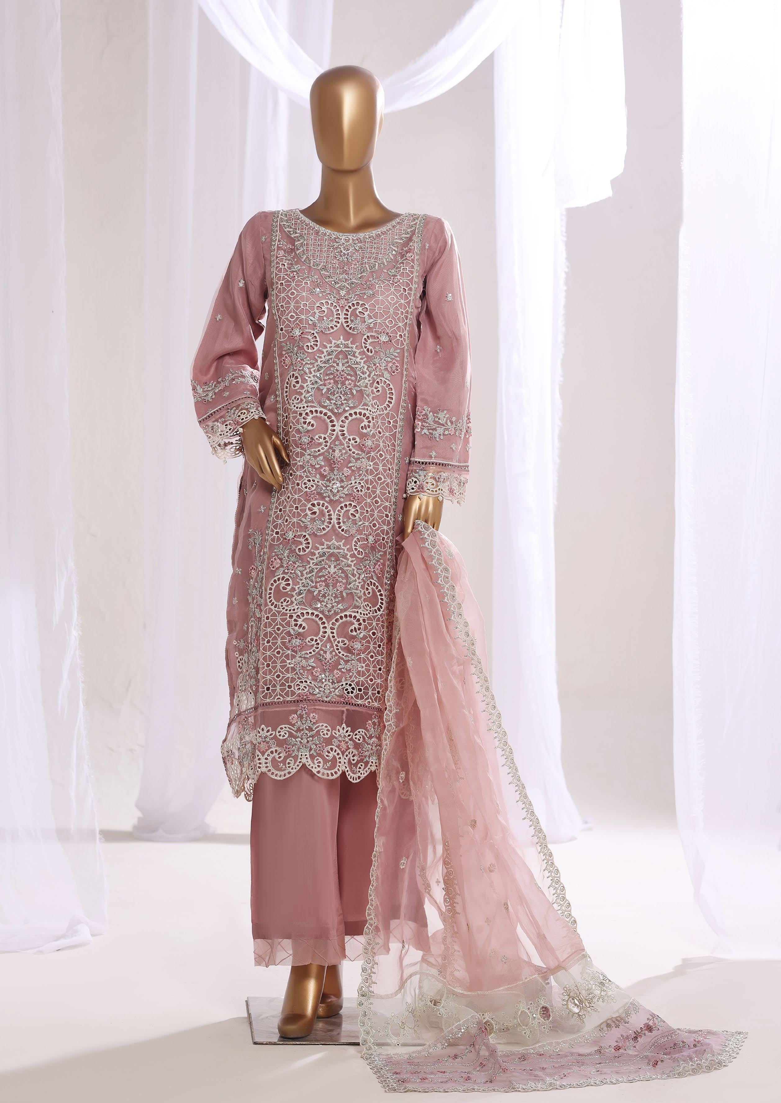 SADABAHAR LUXURY FORMAL FESTIVE °MAHPARA° ORGANZA EMBROIDERED 3PIECE STITCHED COLLECTION 2025 D-28