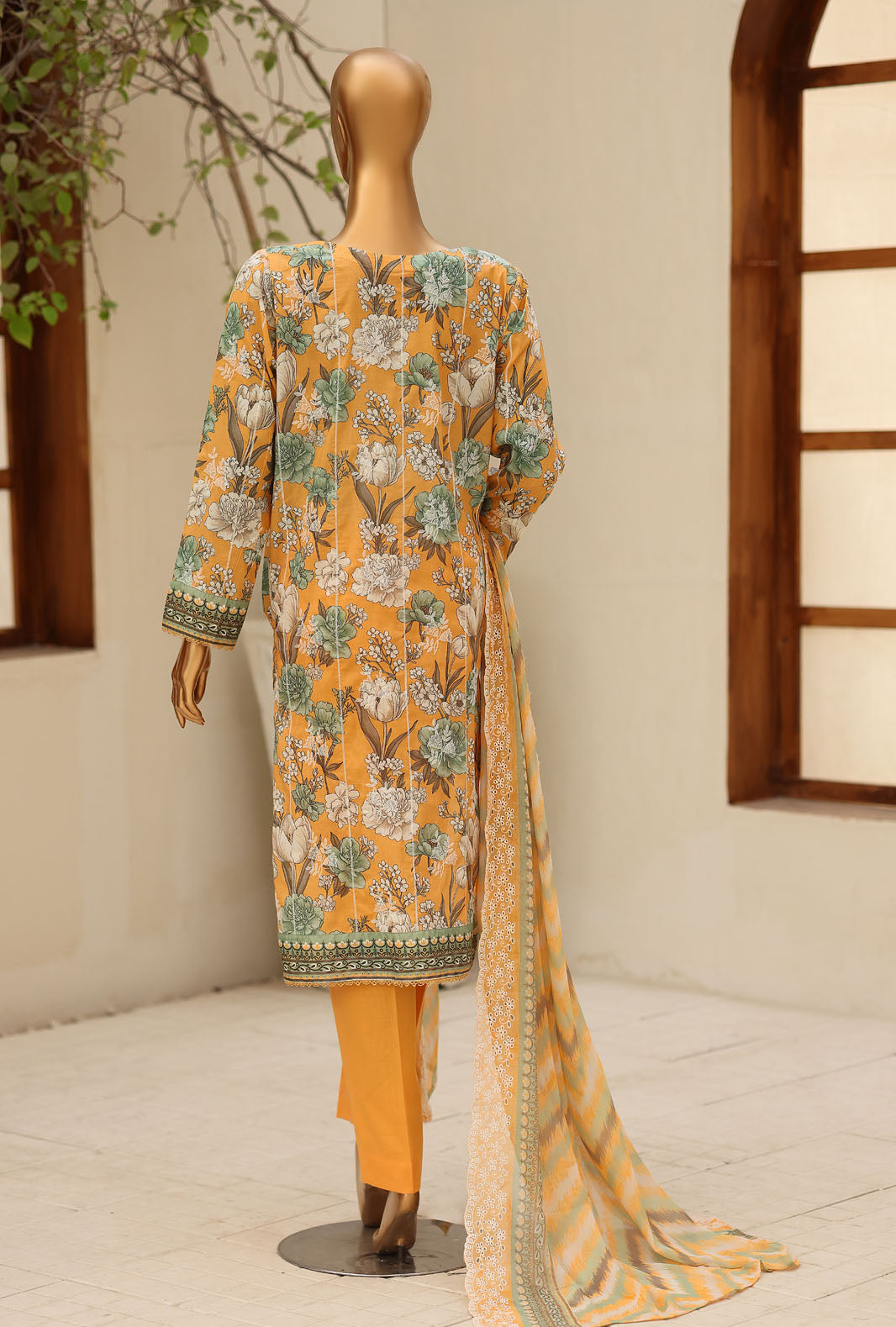 Dhagakari by HZ Textiles Embroidered Lawn Suit Unstitched 3 Piece 2026 DEC - 01
