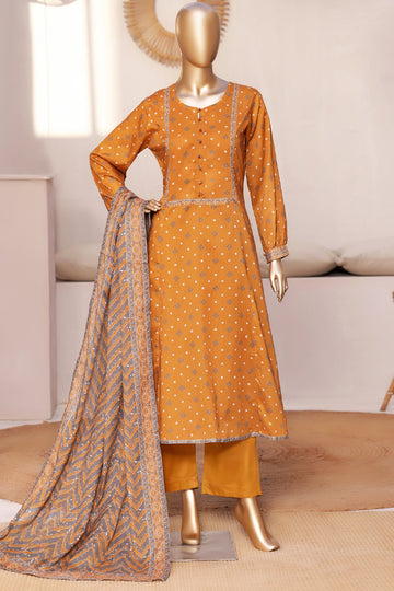 BIN SAEED Luxury Lawn Frock  Printed 3pcs Stitched Vol-01 3Piece Stitched COLLECTION 2026 D-#05