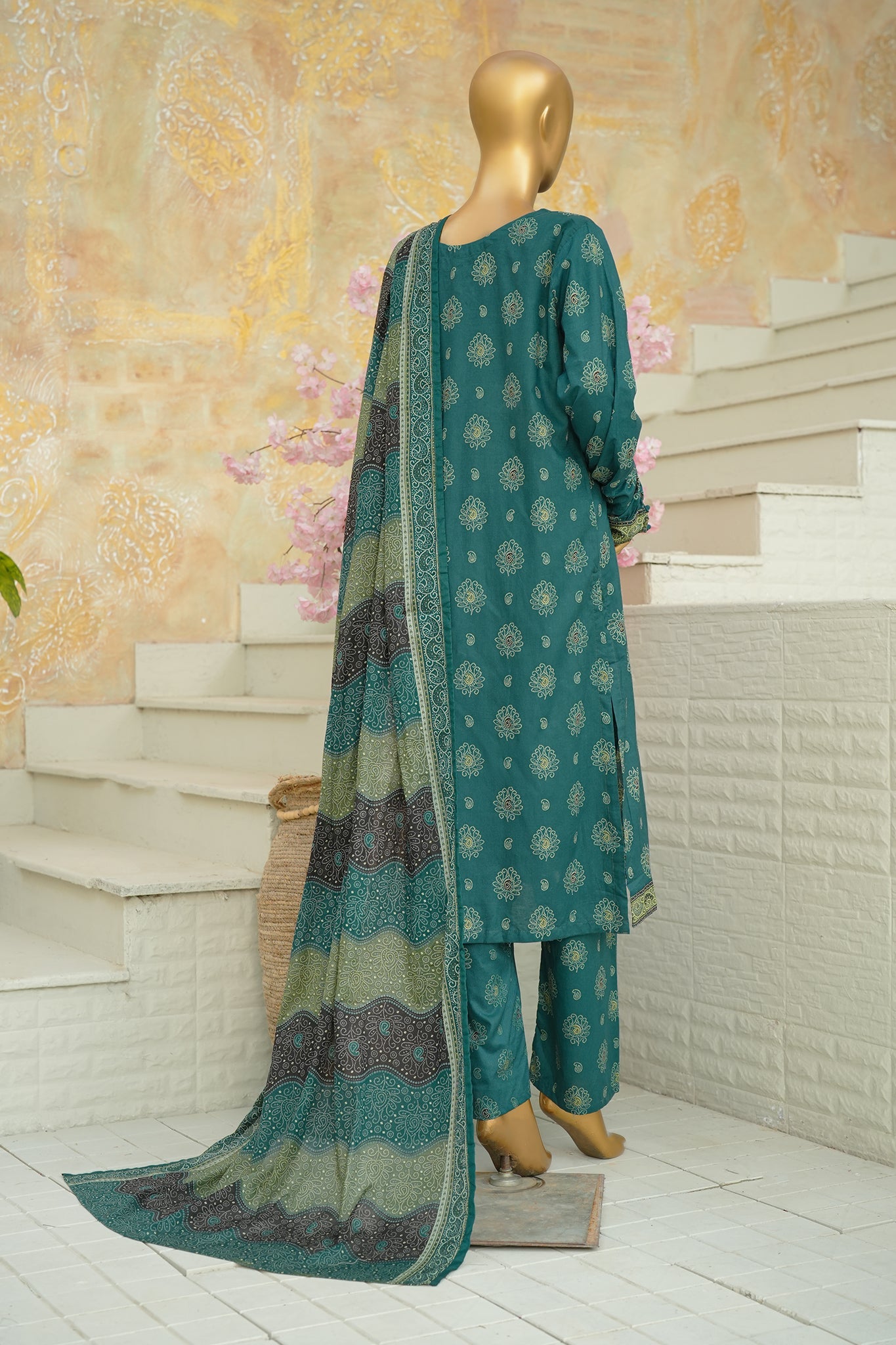 BIN SAEED Luxury Lawn Printed 3pcs Stitched Vol-18 3Piece Stitched COLLECTION 2026 D-#51