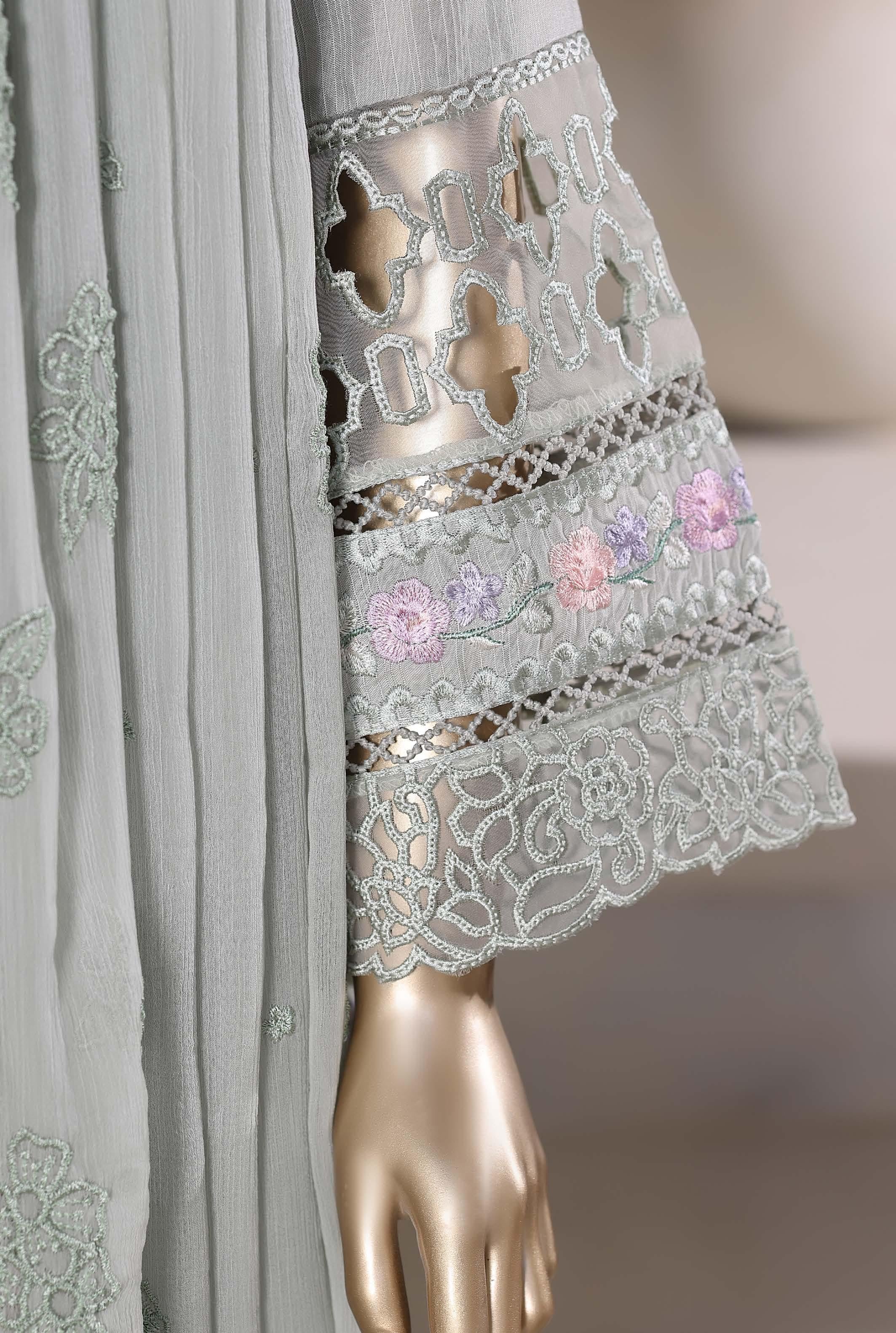Sadabahar Luxury SlubViscous Lawn Embroidery With Chiffon Embroidery Dupatta Stitched Vol-01 Collection 2026. LEL-14