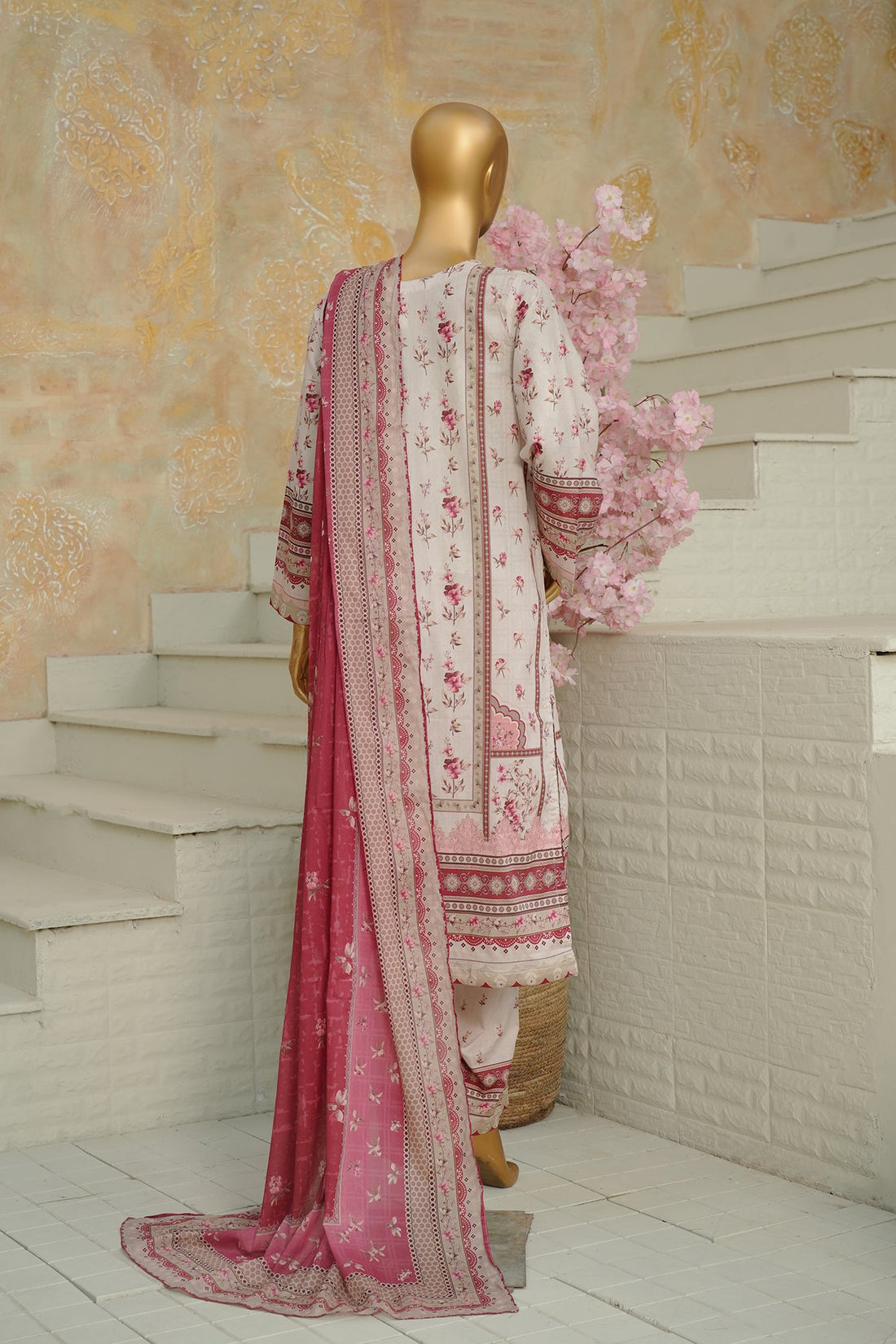 BIN SAEED Luxury Lawn Printed 3pcs Stitched Vol-18 3Piece Stitched COLLECTION 2026 D-#58