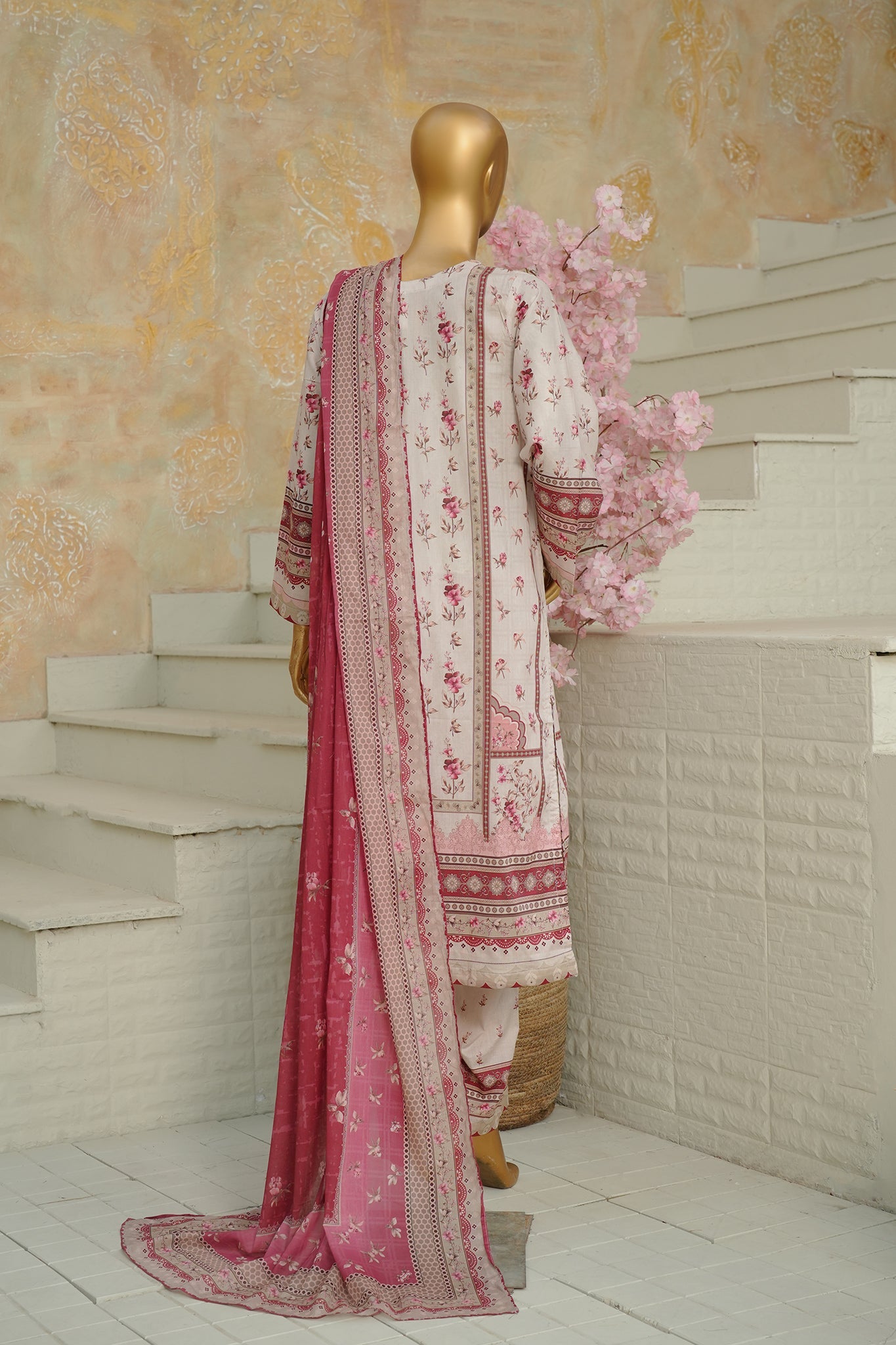 BIN SAEED Luxury Lawn Printed 3pcs Stitched Vol-18 3Piece Stitched COLLECTION 2026 D-#58