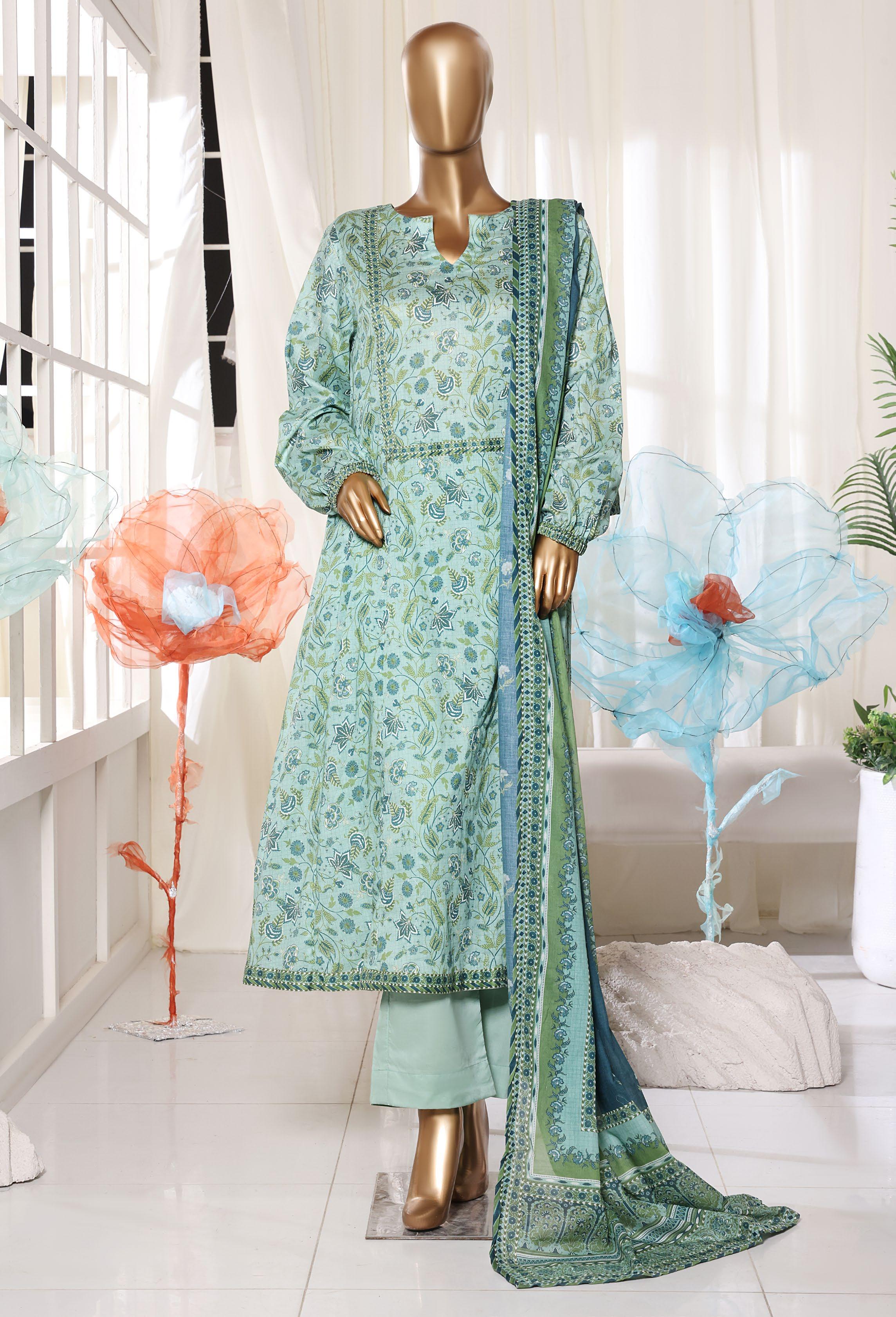 BIN SAEED Luxury Lawn Frock  Printed 3pcs Stitched Vol-01 3Piece Stitched COLLECTION 2026 D-#01