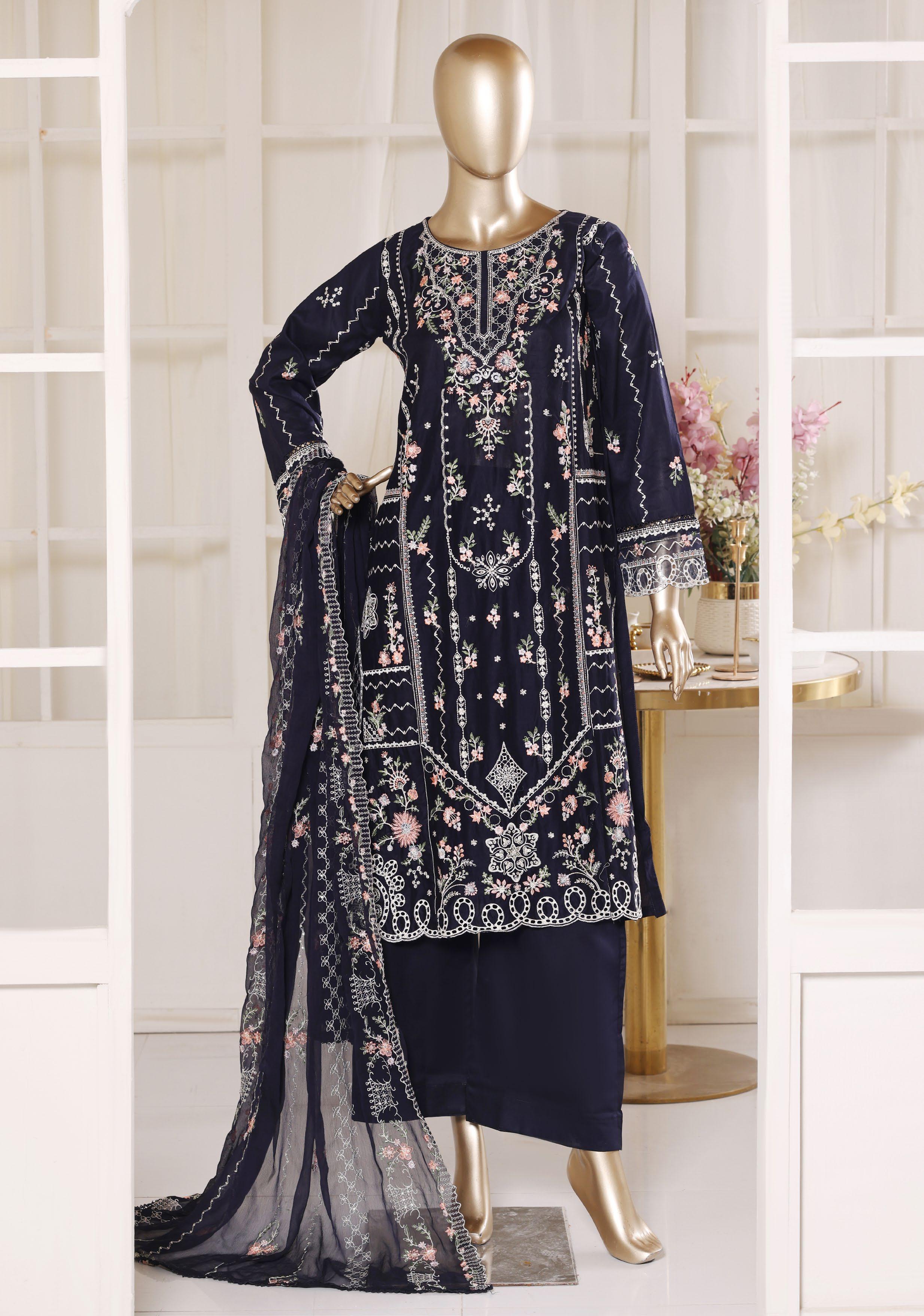 Bin Saeed Luxury Laserkari Heavy Embroidery Festive Vol-02 3Piece Stitched Collection 2026 D#-23