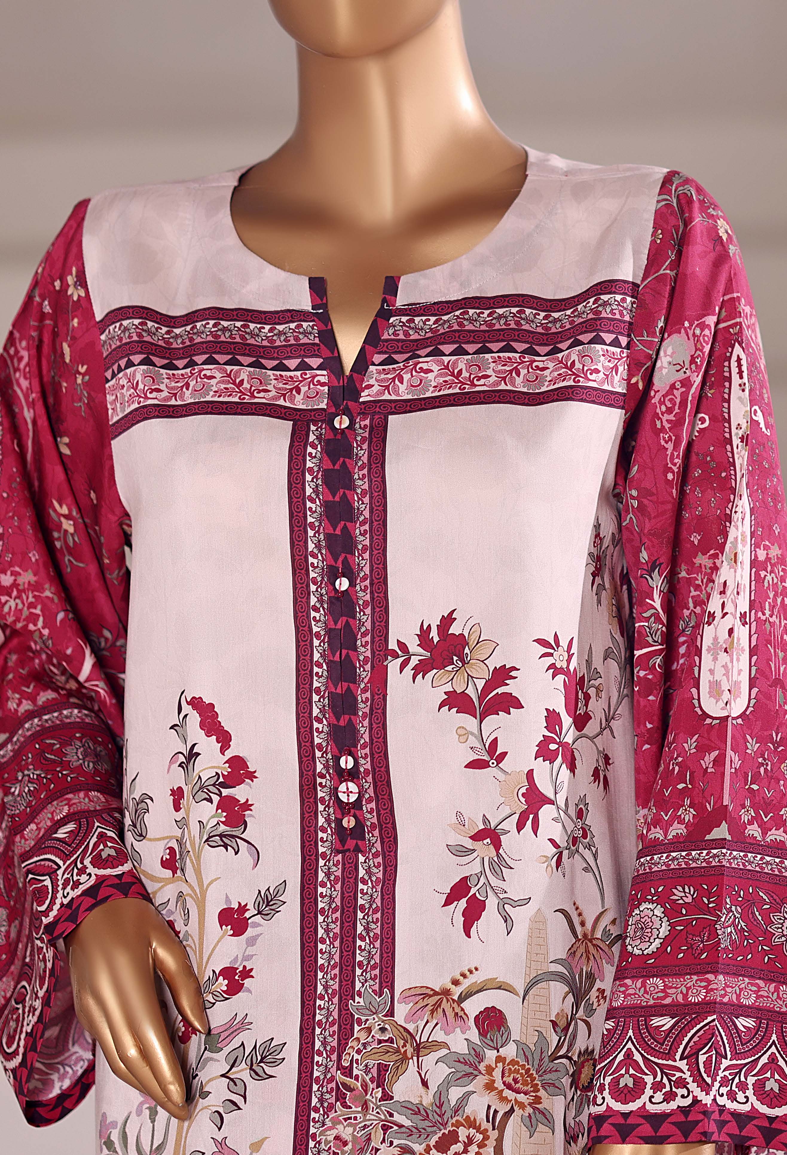 SADABAHAR LUXURY VISCOUS 2PIECE DIGITAL PRINTED STITCHED COLLECTION 2025 VOL-01 . SDVS- 2115