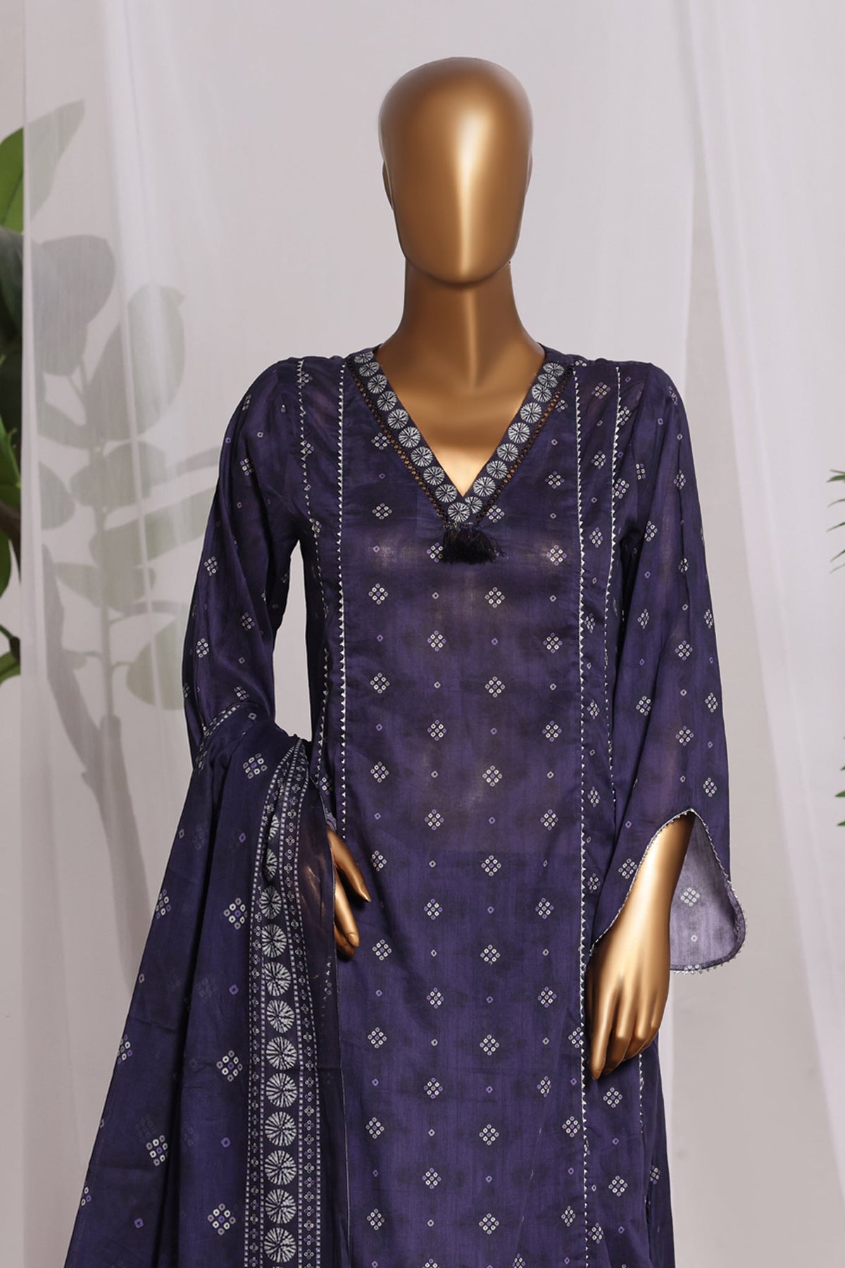 BIN SAEED Luxury Lawn Frock  Printed 3pcs Stitched Vol-01 3Piece Stitched COLLECTION 2026 D-#13