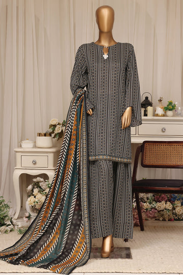 BIN SAEED Luxury Lawn Printed With Farshi Shalwar 3Piece Stitched COLLECTION 2026 D-#04