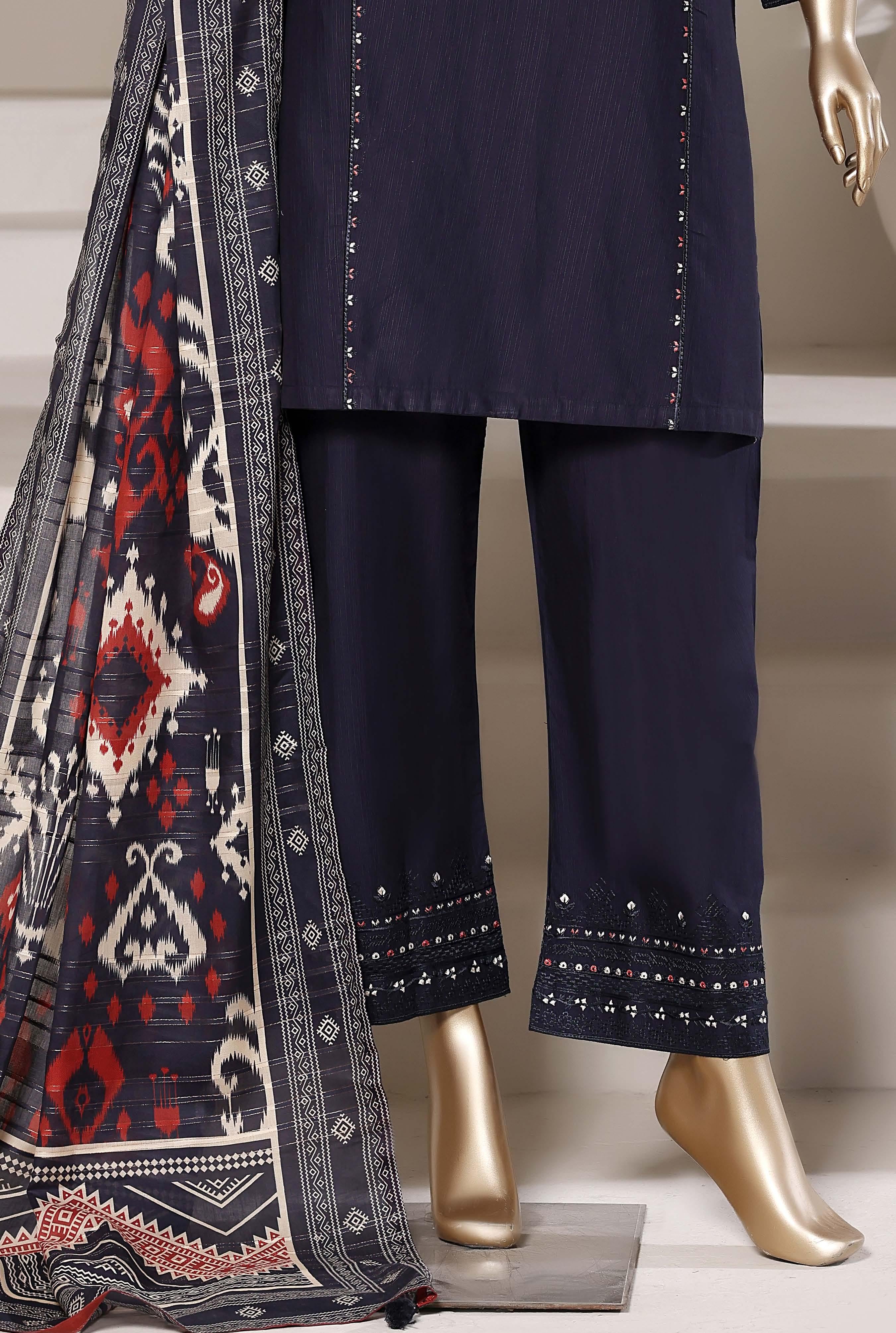 Sadabahar Luxury Eclair Solid  Textured Lawn Embroidery With Digital Printed Lawn Dupatta 3Piece Stitched Eid Festive Edition Collection 2026. D#-02