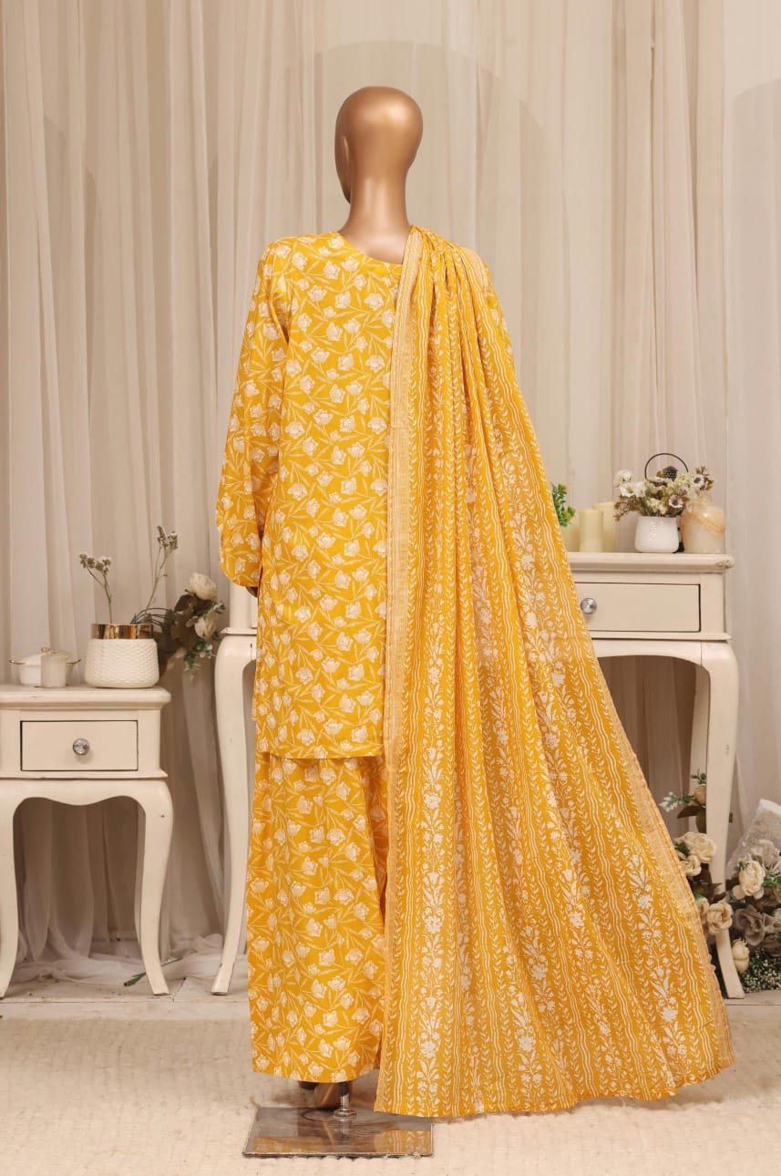 BIN SAEED Luxury Lawn Printed With Farshi Shalwar 3Piece Stitched COLLECTION 2026 D-#20