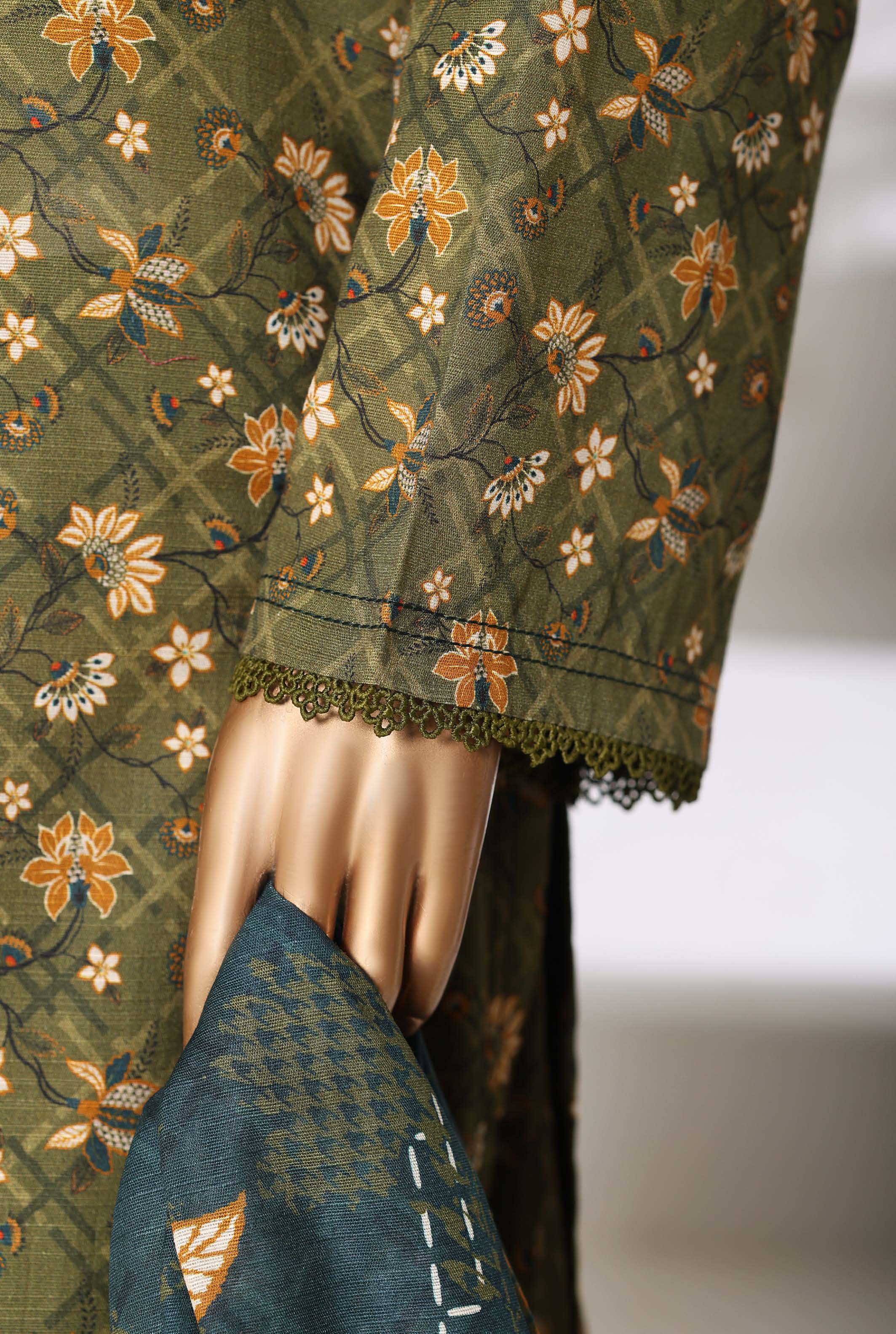 Sadabahar Printed Khadder 3PCS Stitched Vol—3 Collection 2025 D-22