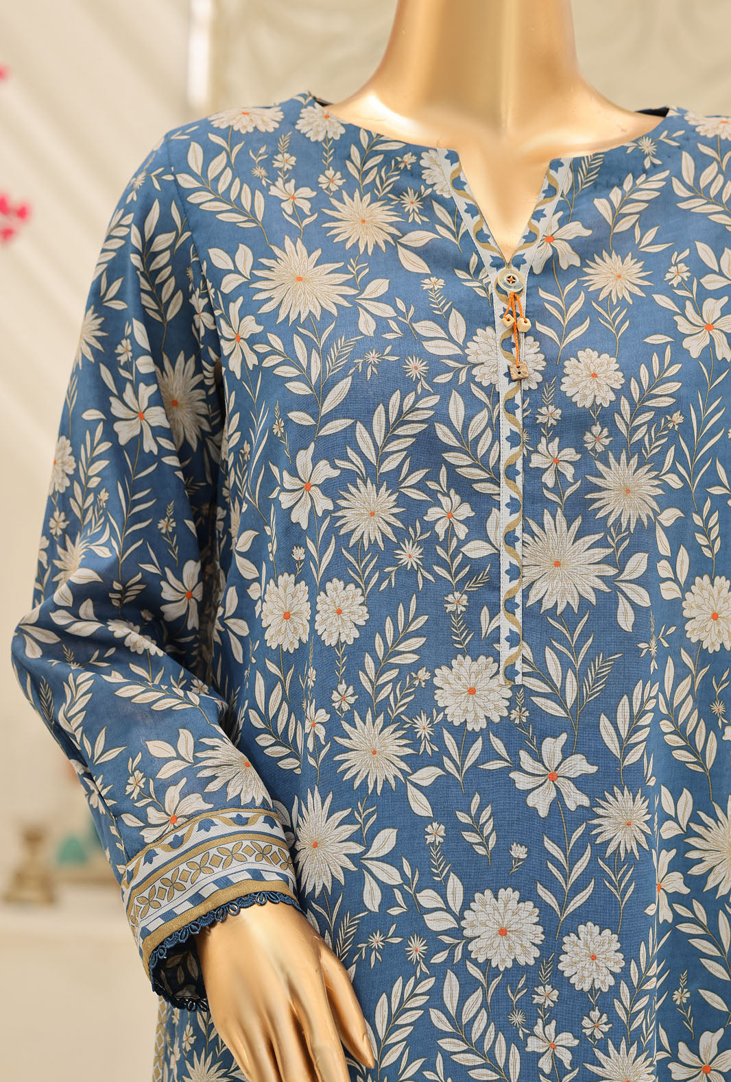 Summer Shades by HZ Textiles Digital Printed Lawn Suit Unstitched 3 Piece Collection 2026 D#-06