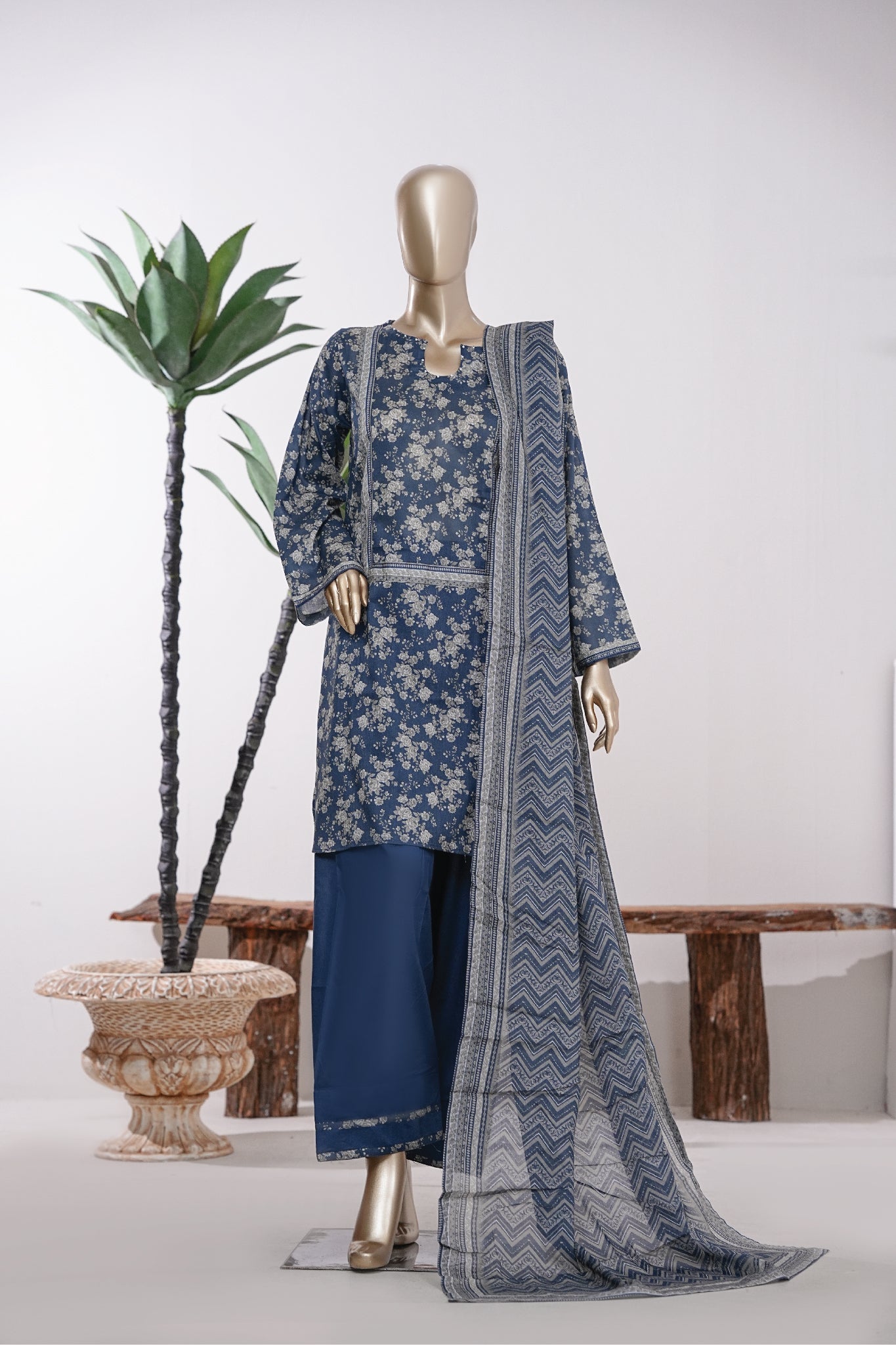 BIN SAEED Luxury Lawn Printed 3pcs Stitched Vol-18 3Piece Stitched COLLECTION 2026 D-#39