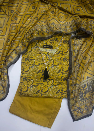 BIN SAEED Luxury Lawn Printed 3pcs Stitched Vol-18 3Piece Stitched COLLECTION 2026 D-14