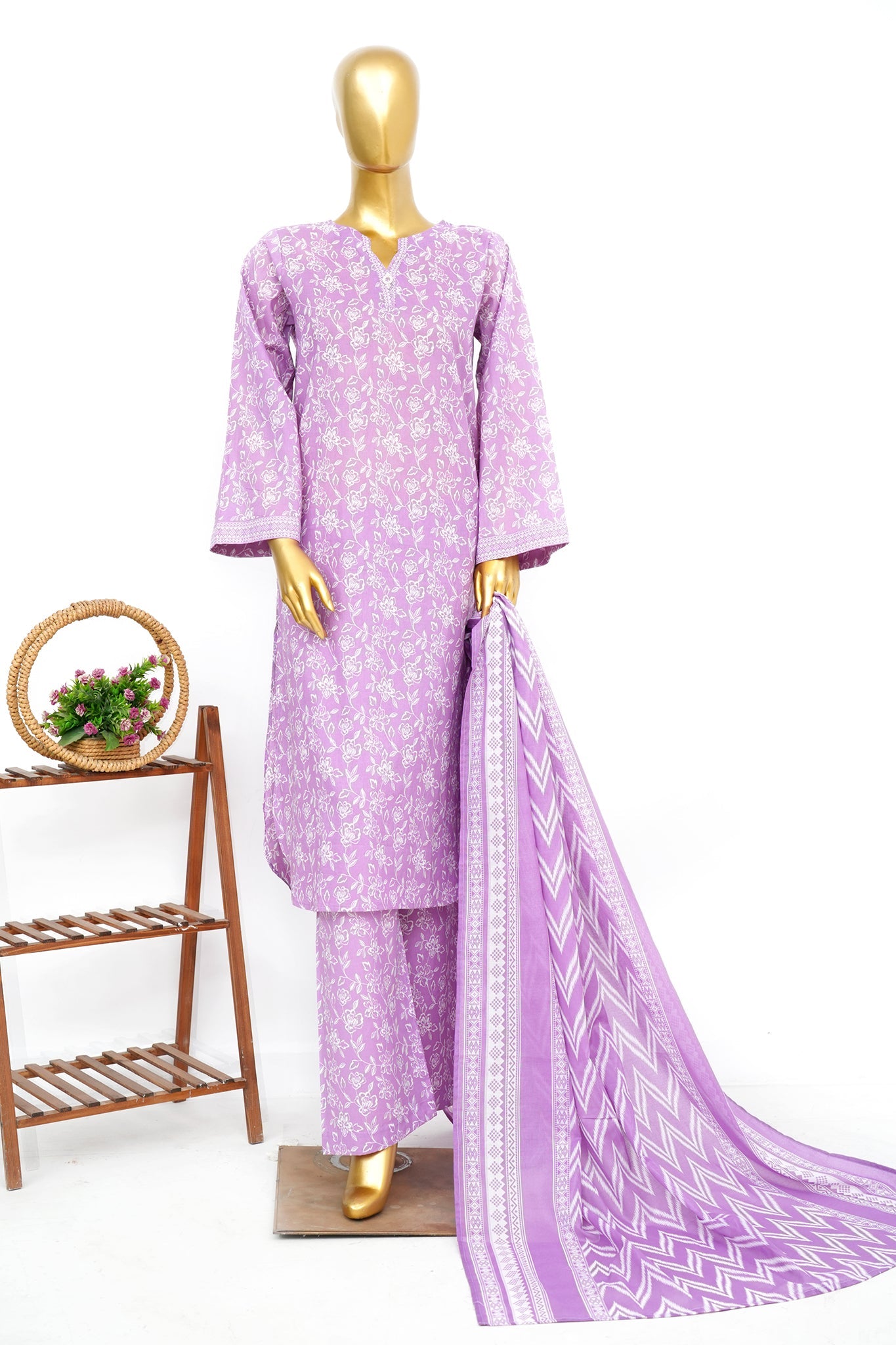BIN SAEED Luxury Lawn Printed 3pcs Stitched Vol-30 3Piece Stitched COLLECTION 2026 D#-89
