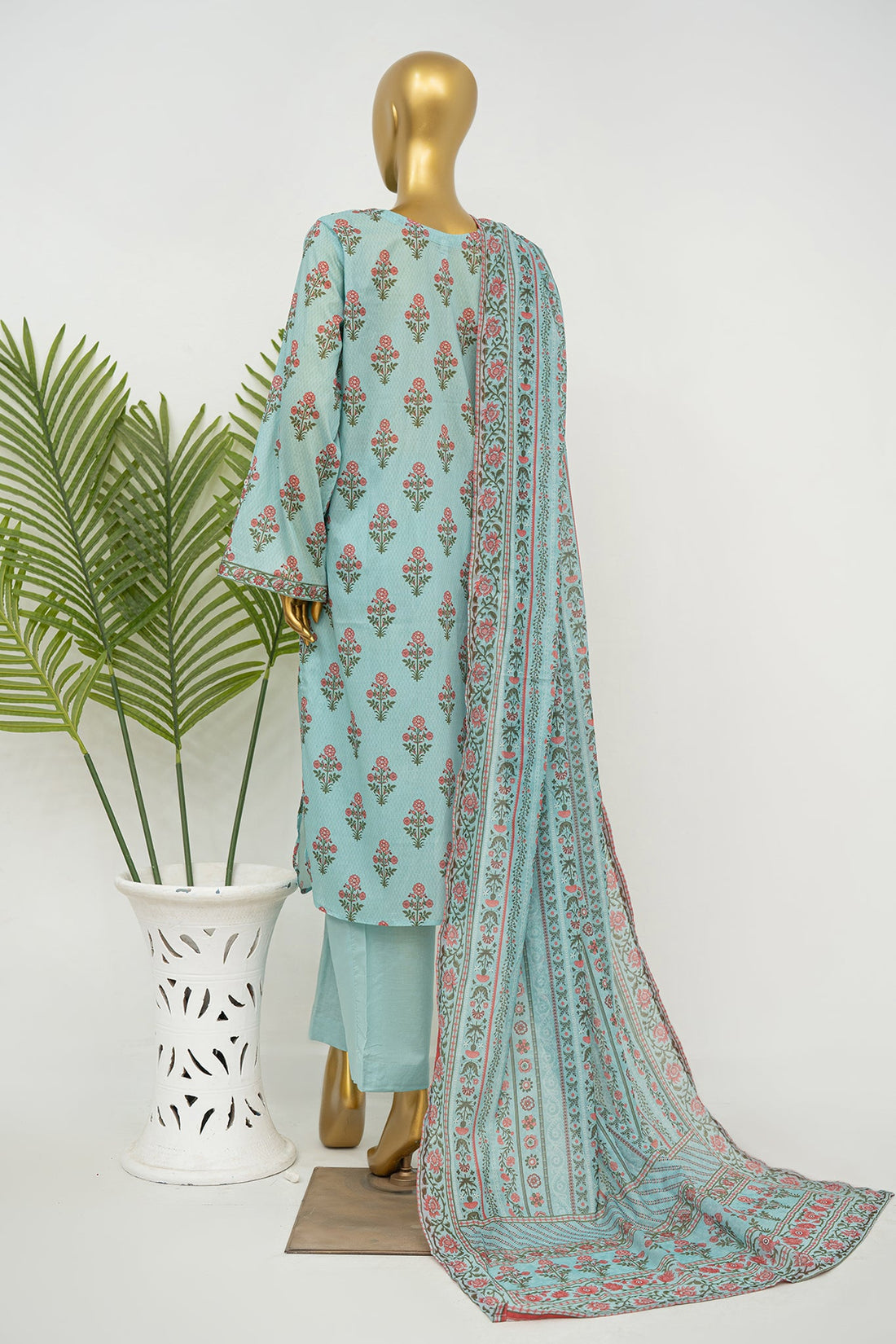 BIN SAEED Luxury Lawn Printed 3pcs Stitched Vol-30 3Piece Stitched COLLECTION 2026 D#-121