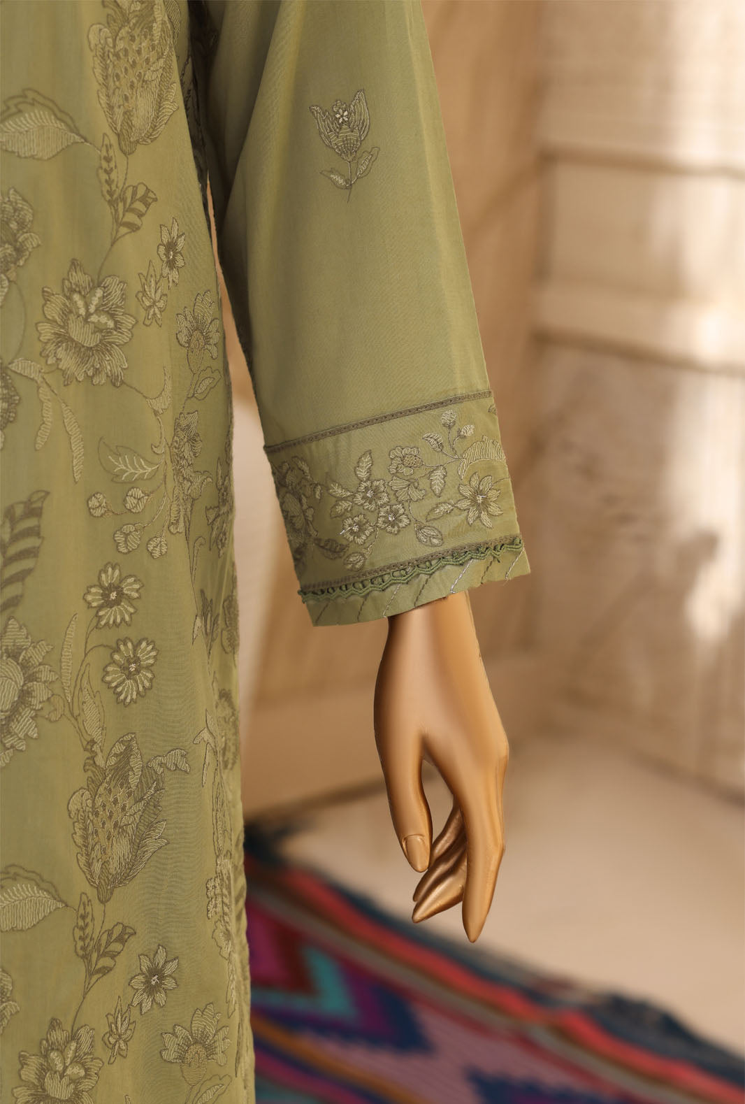 Meeras by HZ Textiles Embroidered Lawn Suit Unstitched 3 Piece Collection 2026 D#-03