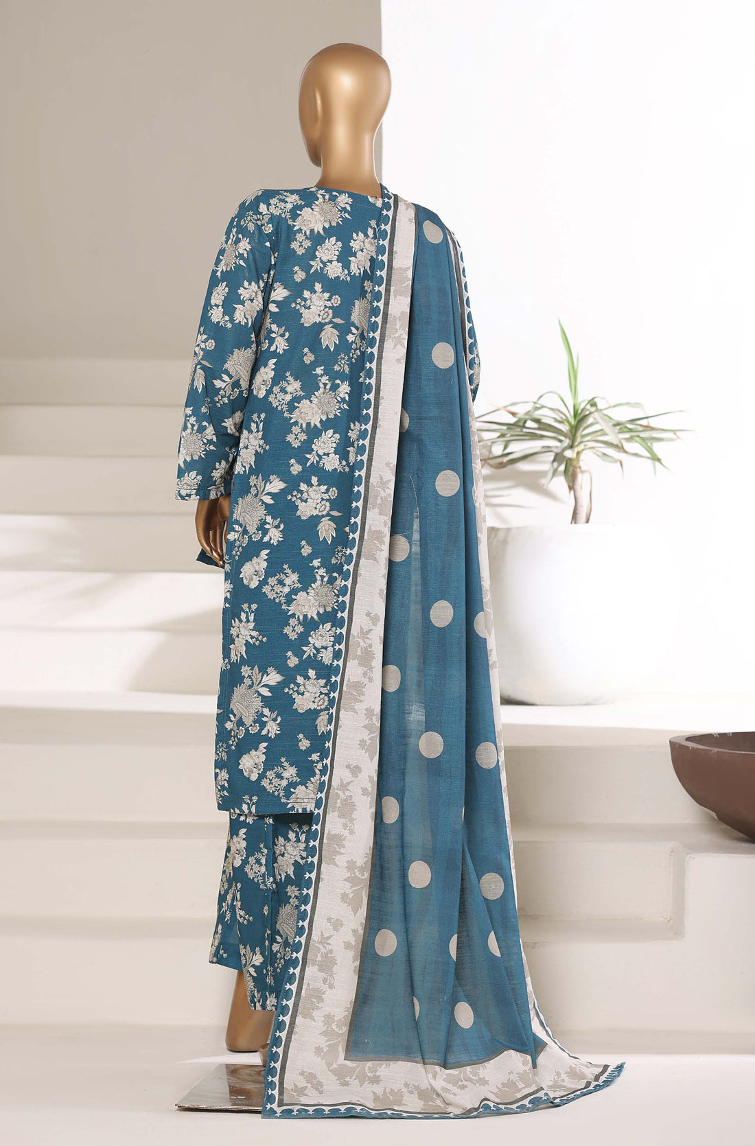 Sadabahar Printed Khadder 3PCS Stitched Vol—4 Collection 2025 D-32